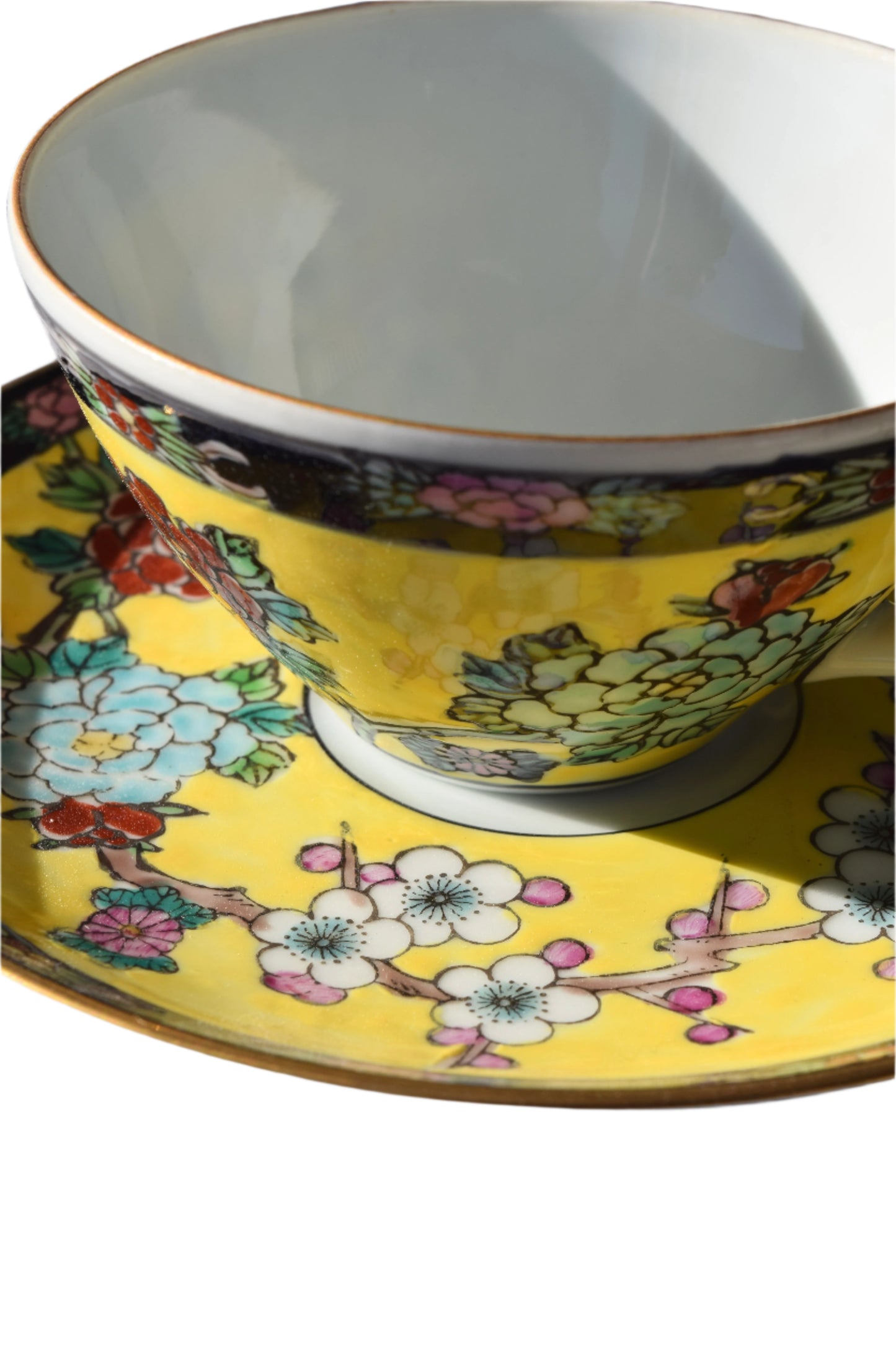 Japanese Imari Teacup and Saucer Set