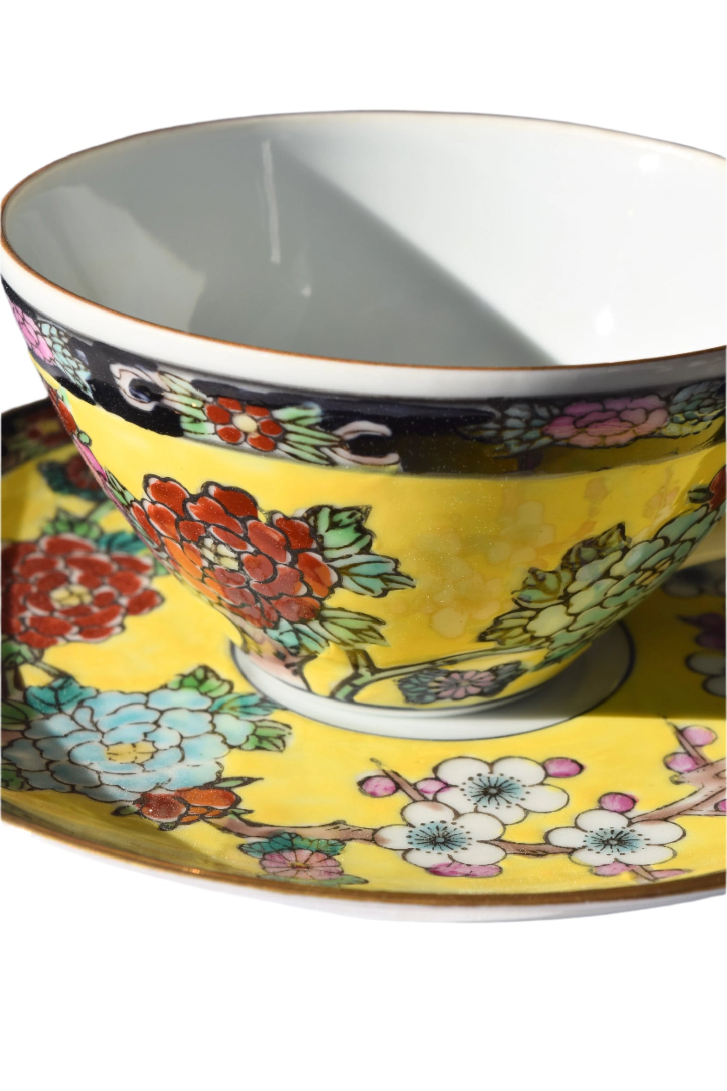 Japanese Imari Teacup and Saucer Set