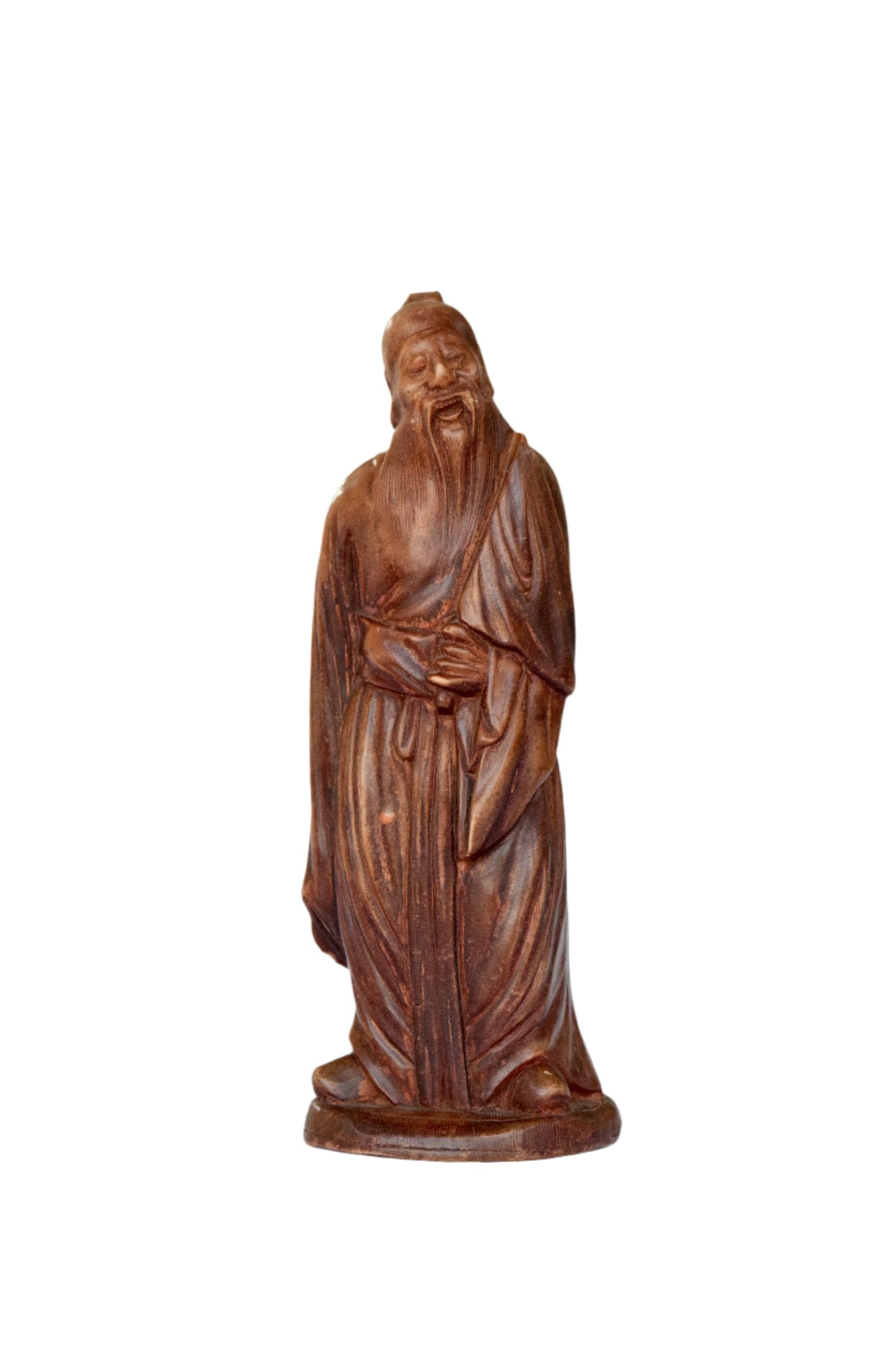 Chinese Sage Wooden Figure