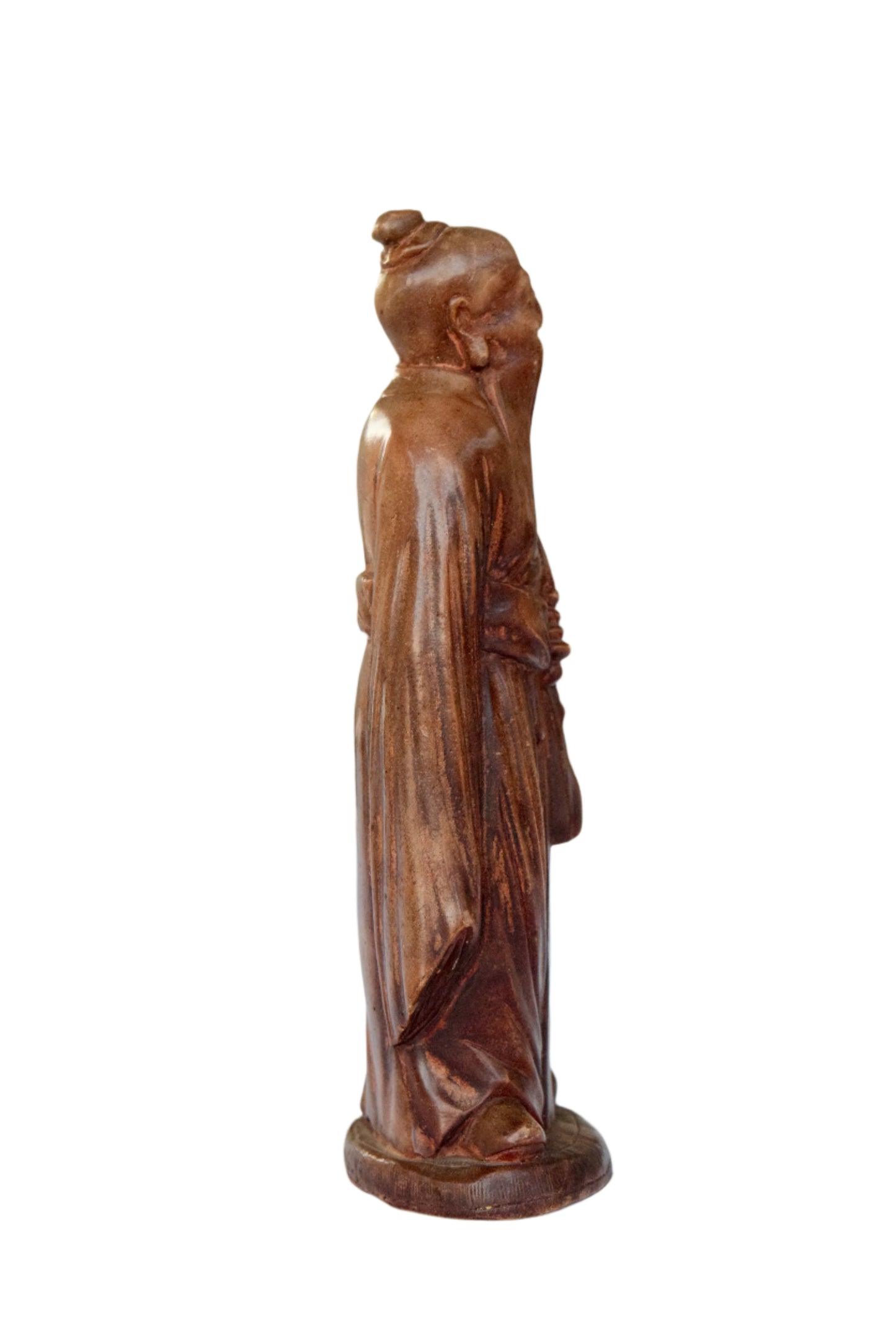 Chinese Sage Wooden Figure