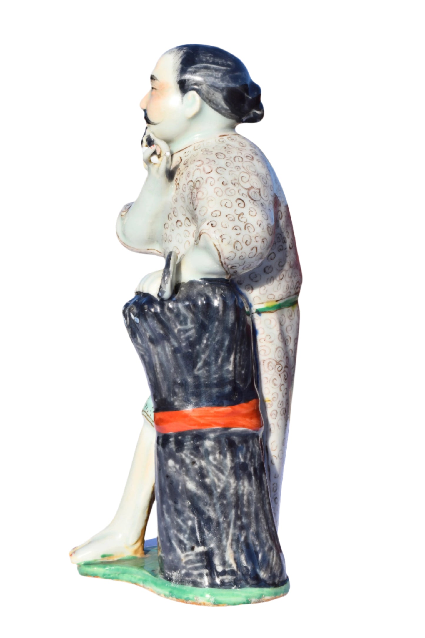 Pair of Chinese Scholar Porcelain Figurines
