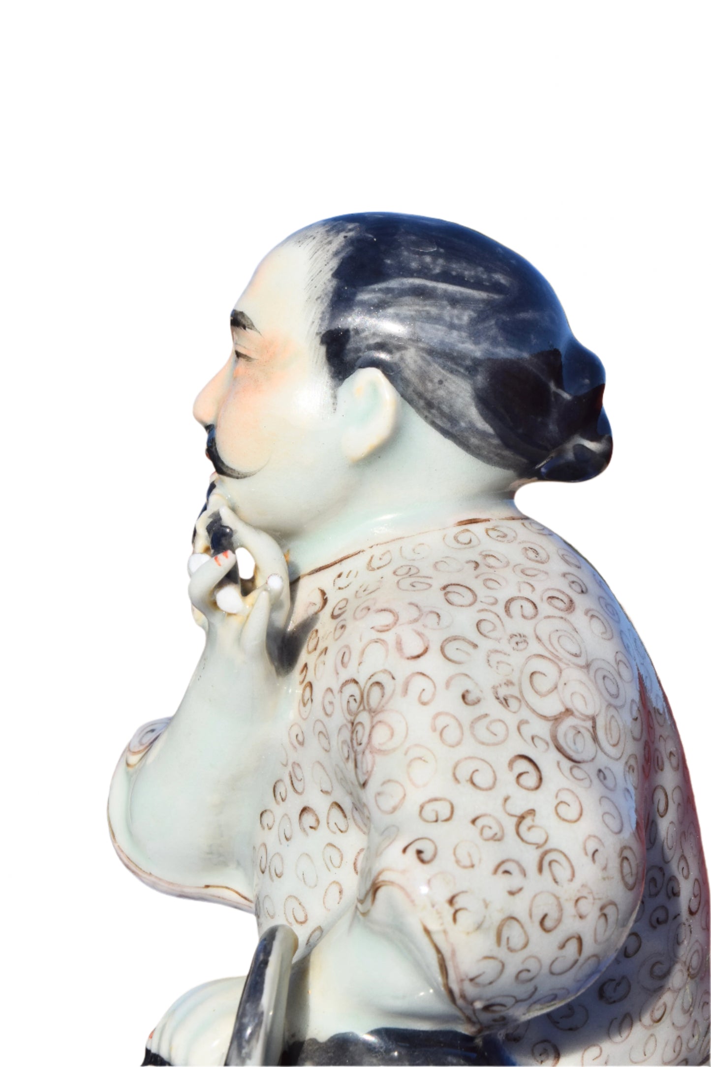 Pair of Chinese Scholar Porcelain Figurines