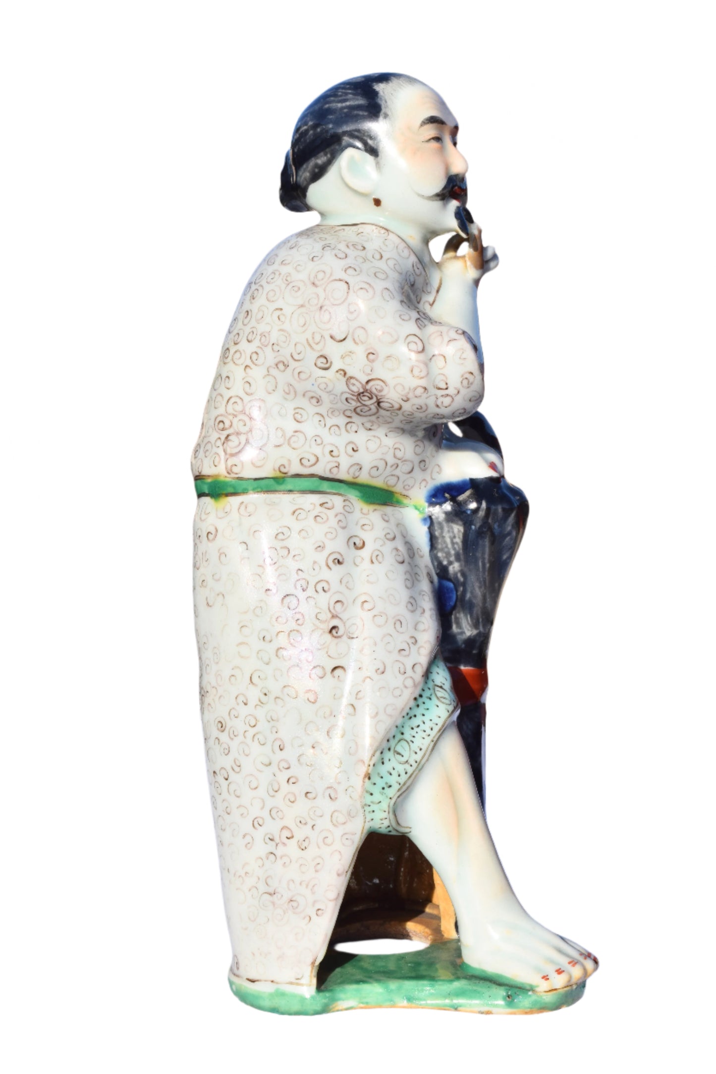 Pair of Chinese Scholar Porcelain Figurines