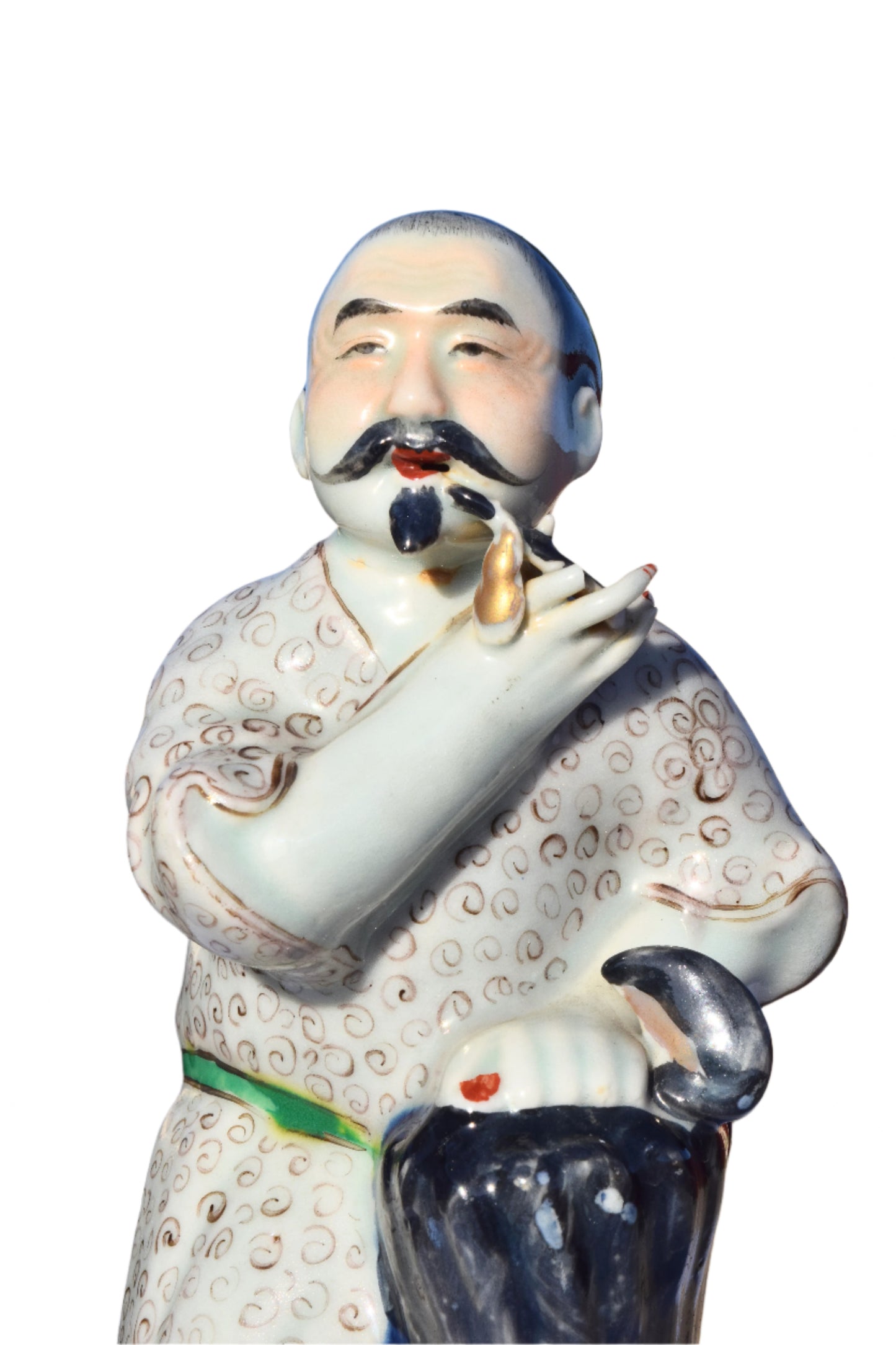 Pair of Chinese Scholar Porcelain Figurines