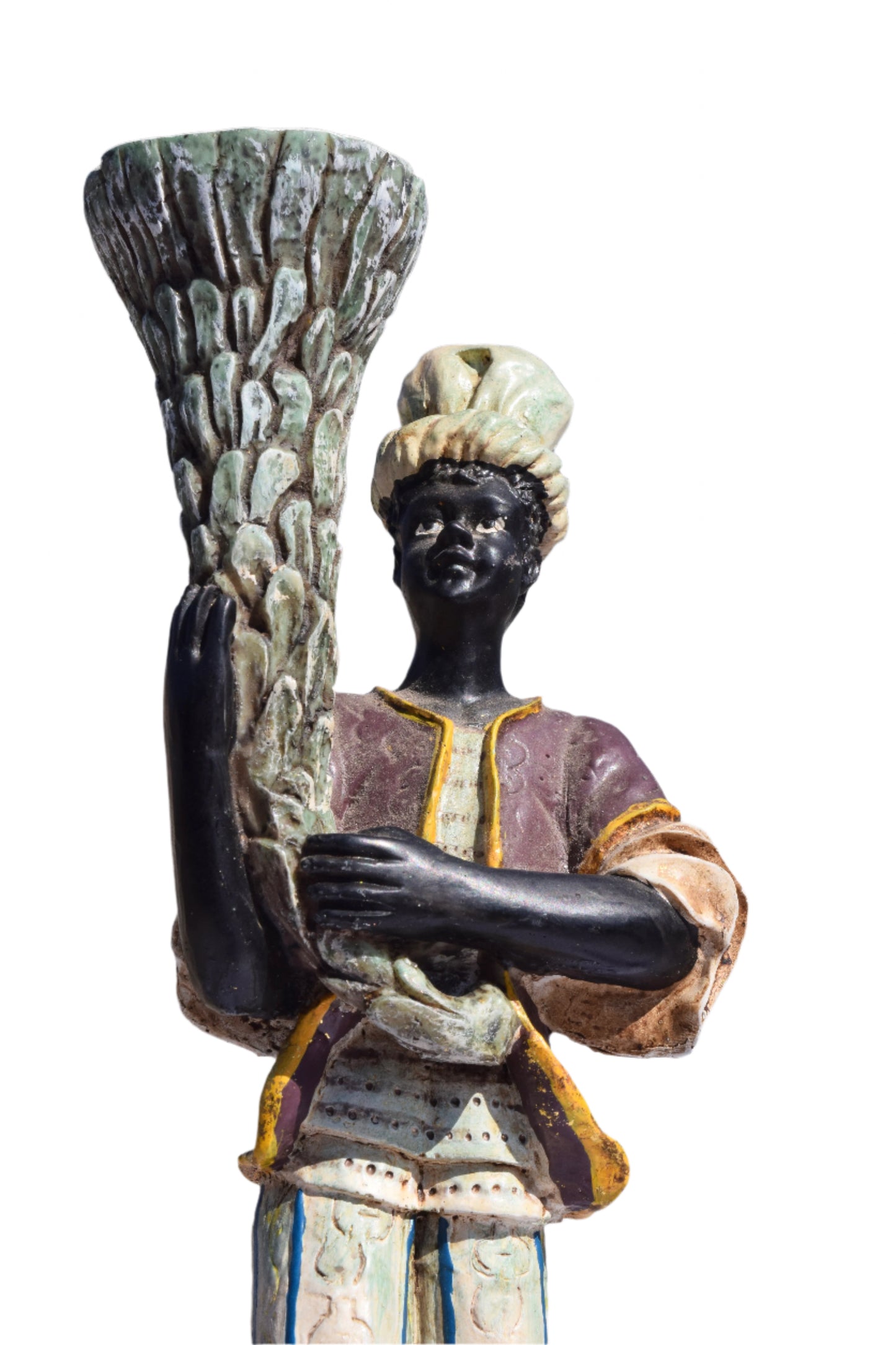 Venetian Blackamoor Figural Candlesticks