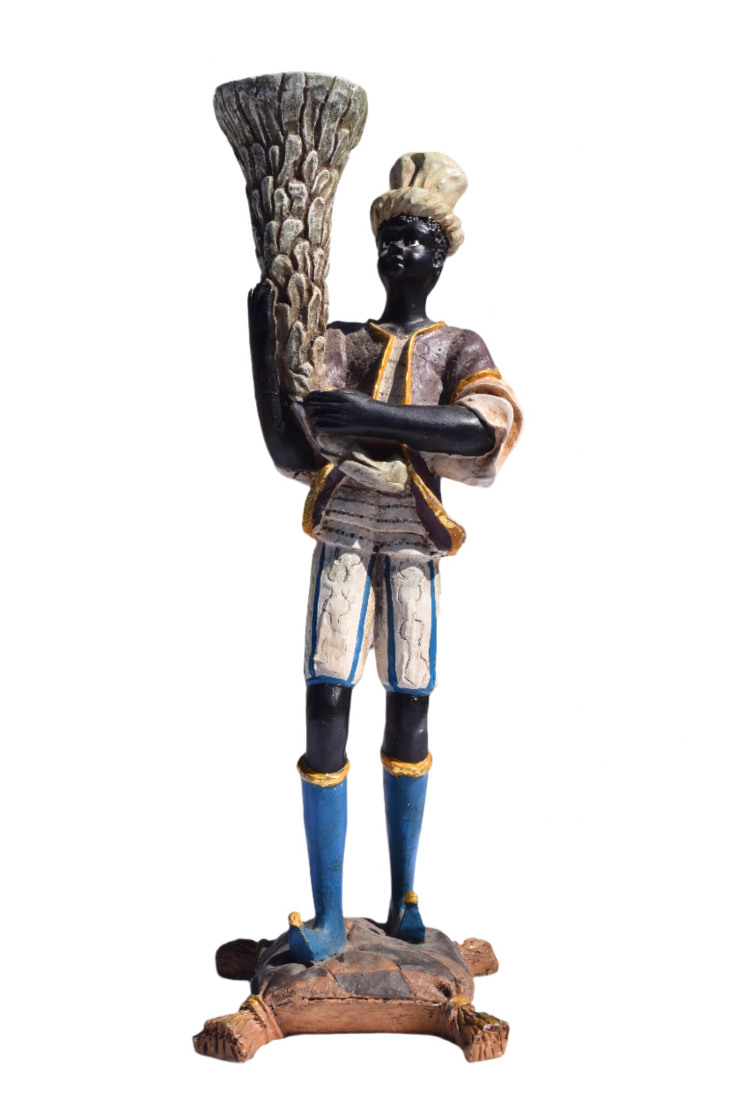 Venetian Blackamoor Figural Candlesticks