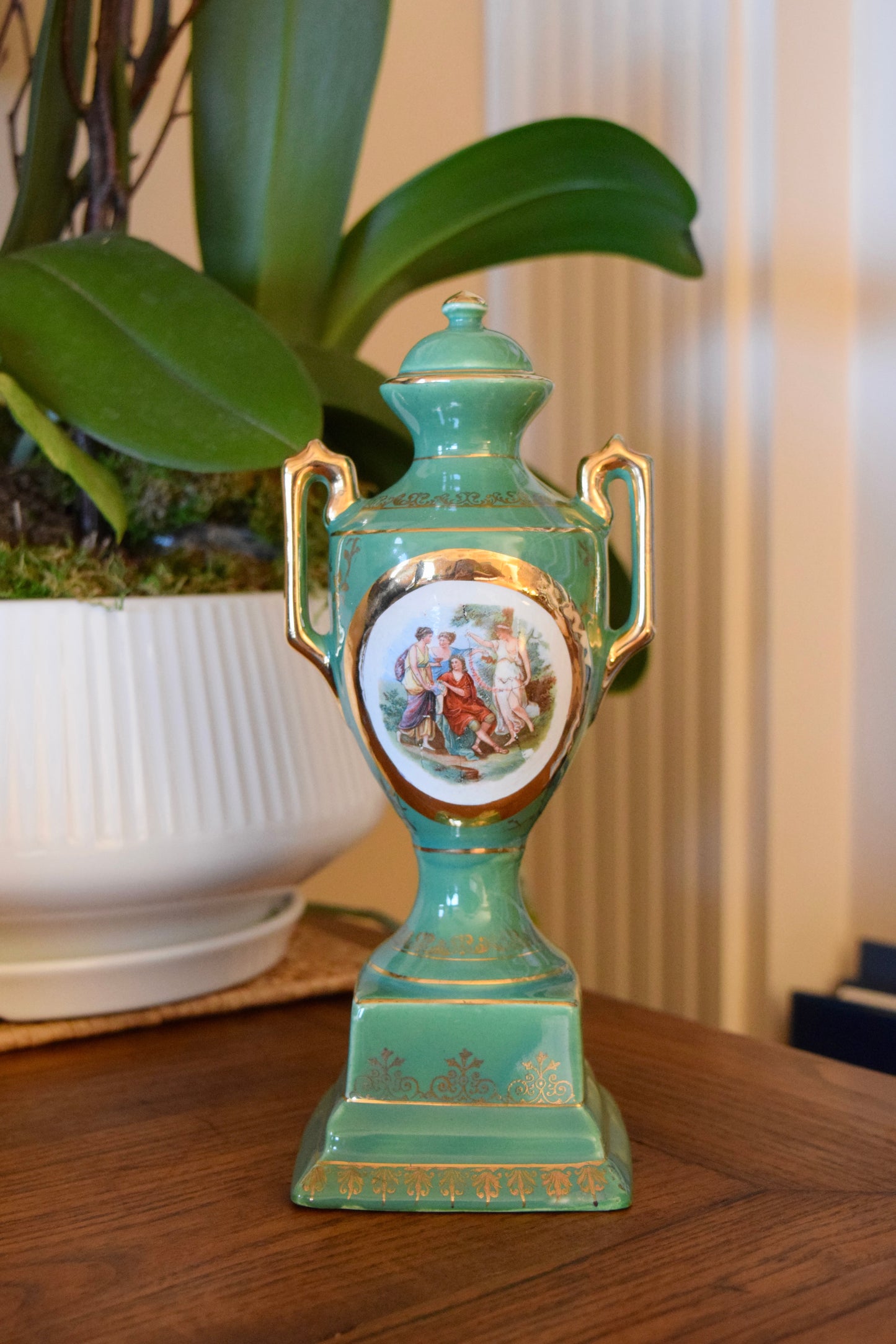 Empire Ware English Urn Vases
