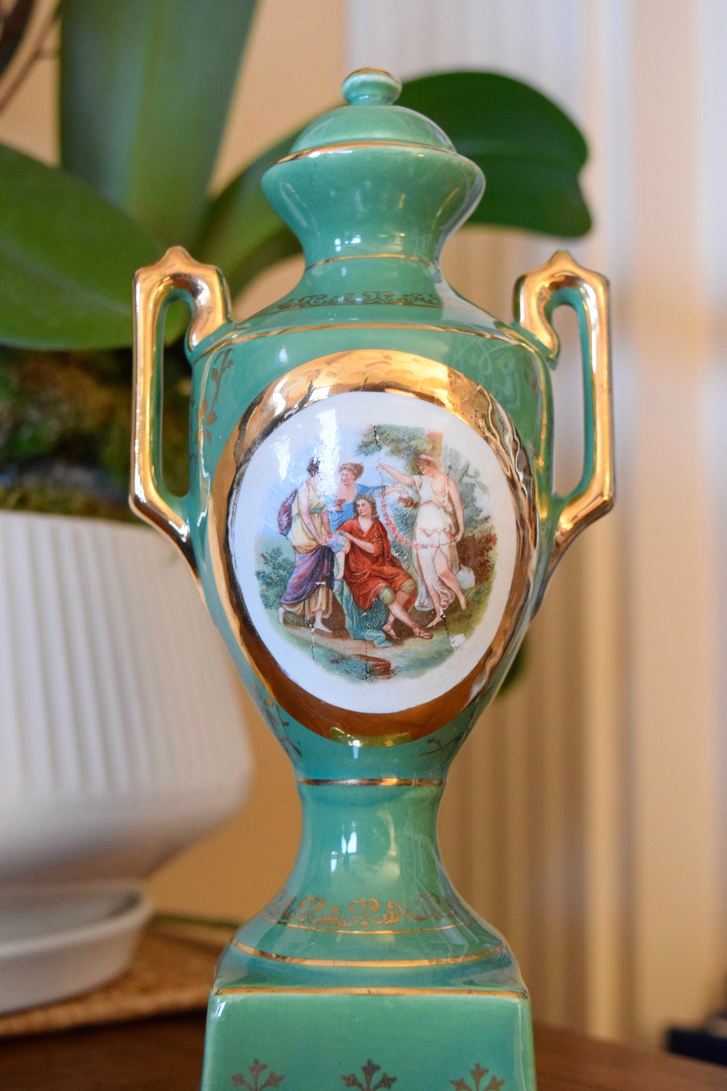 Empire Ware English Urn Vases