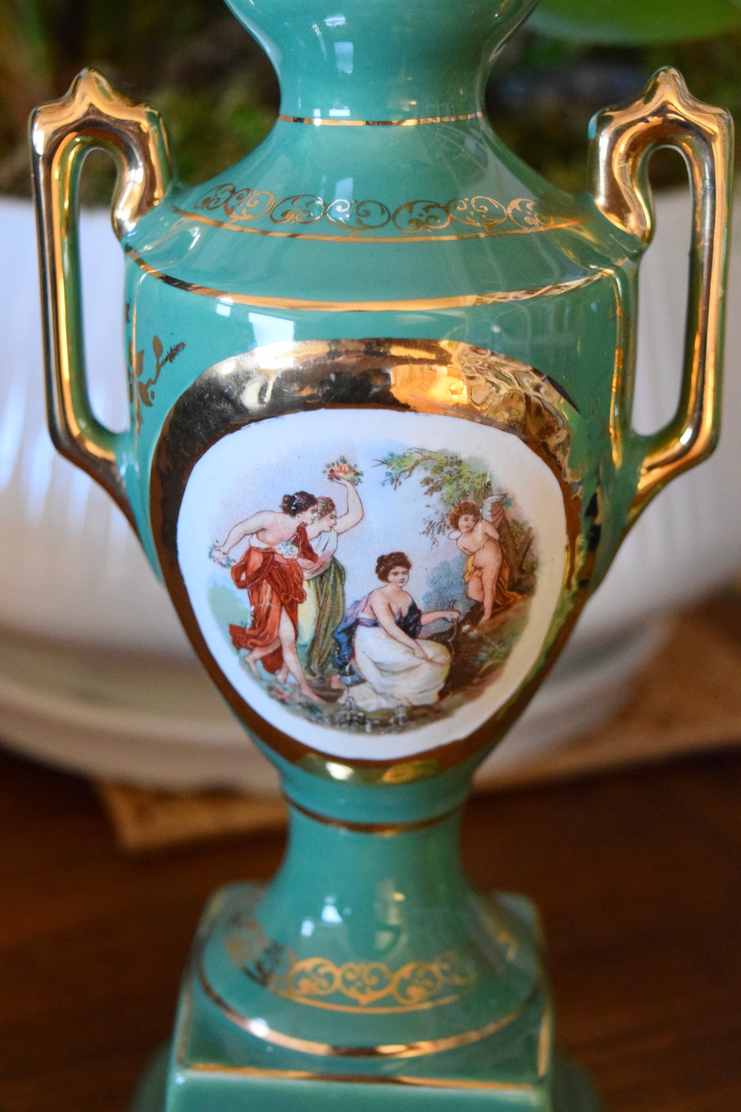 Empire Ware English Urn Vases