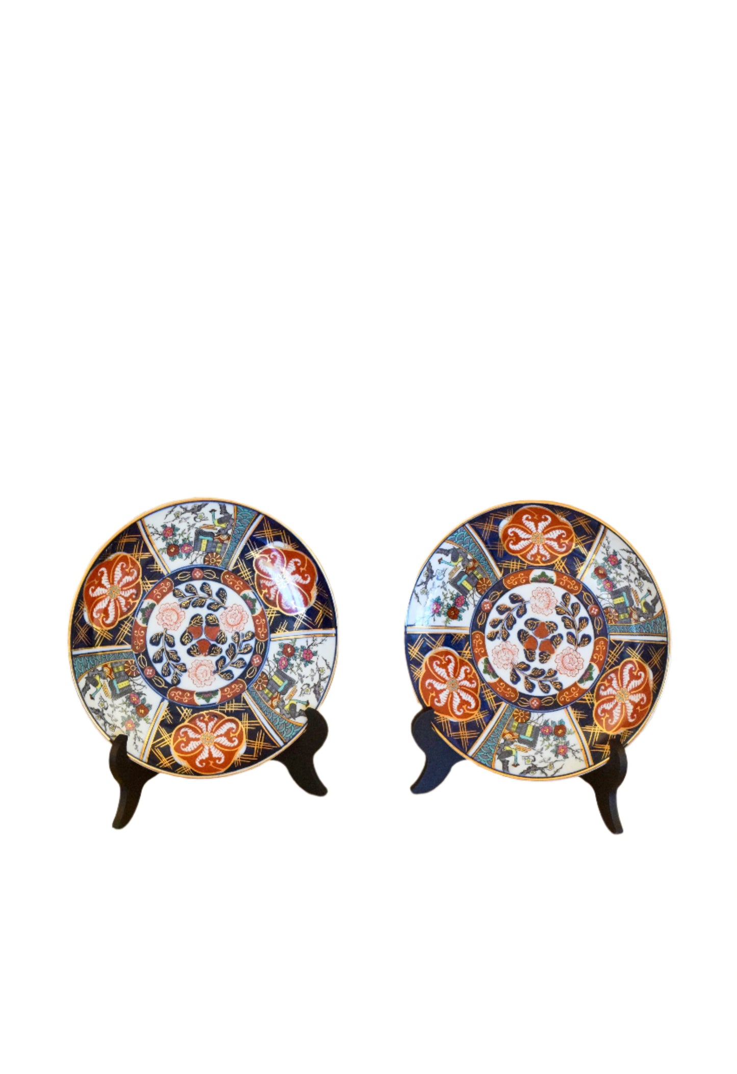 Japanese Imari Decorative Plates (Set of 2)
