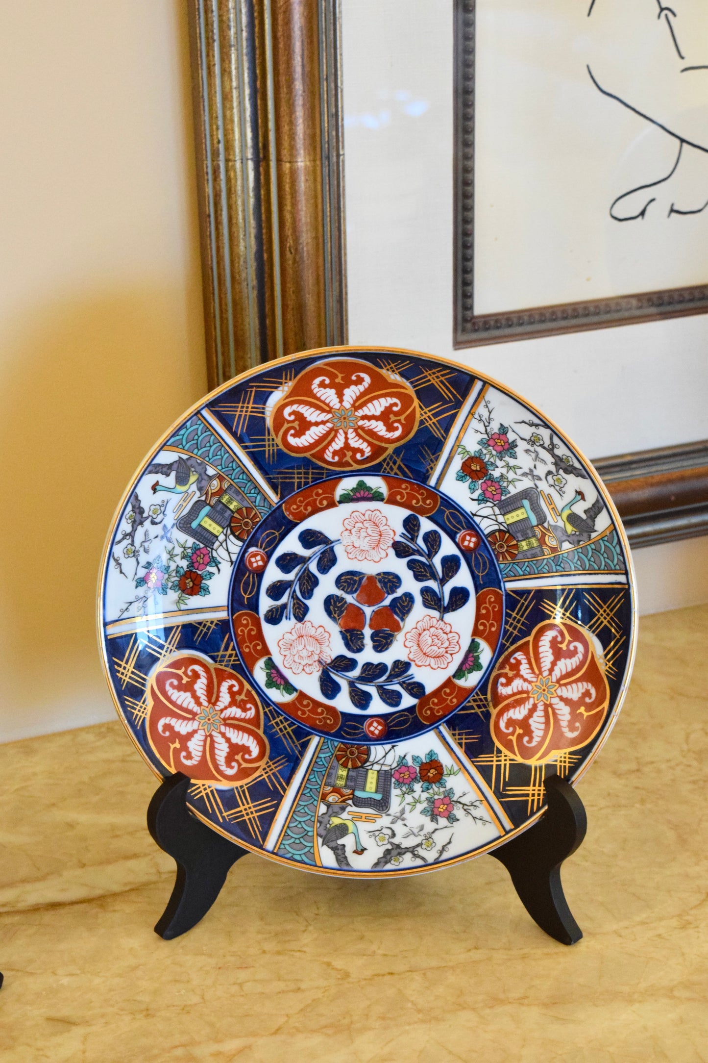 Japanese Imari Decorative Plates (Set of 2)