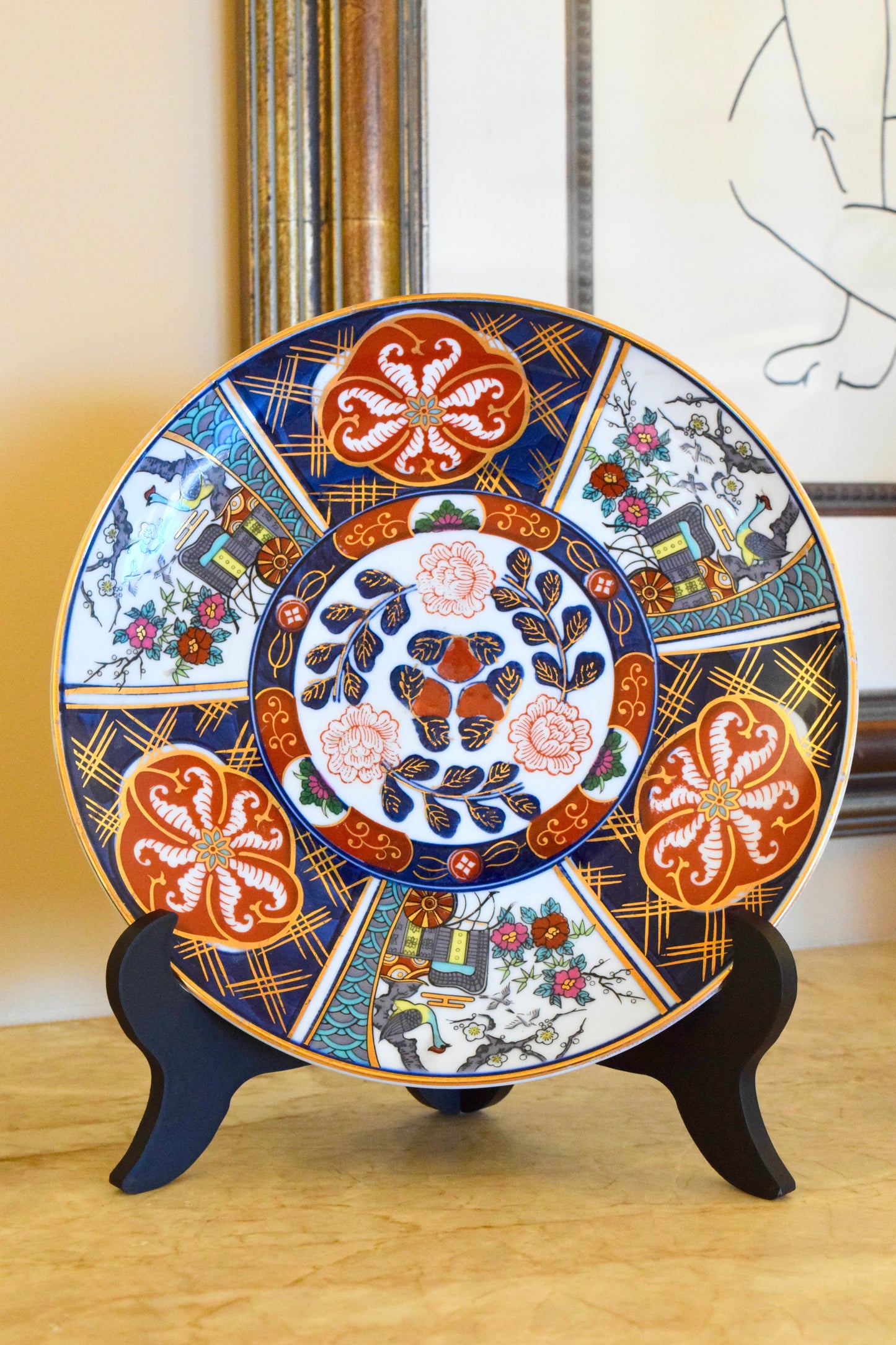 Japanese Imari Decorative Plates (Set of 2)