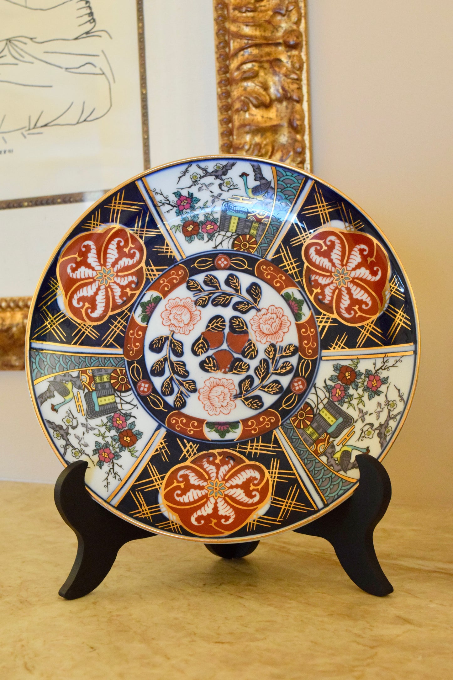Japanese Imari Decorative Plates (Set of 2)