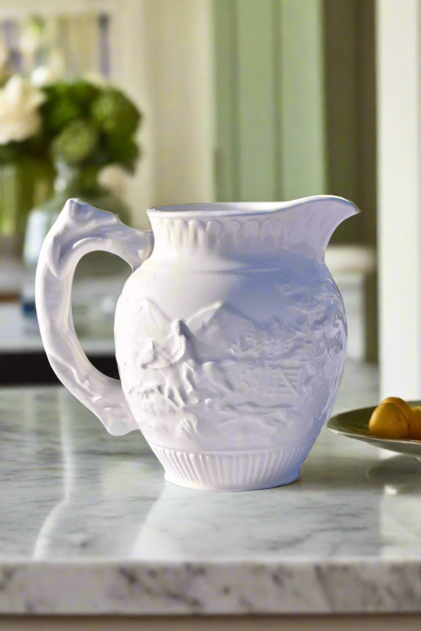 Wedgwood Creamware Relief Decorated Creamer