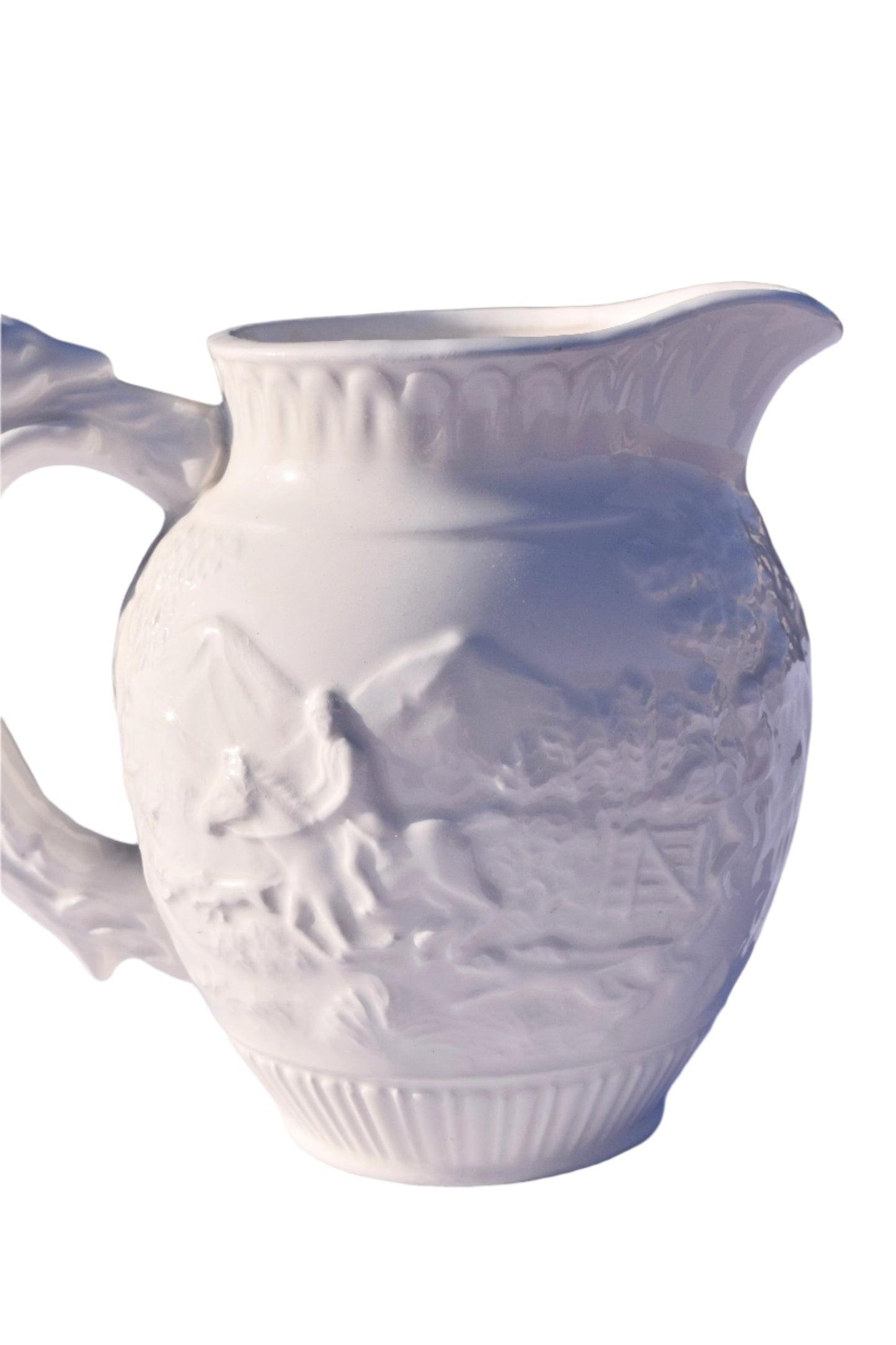Wedgwood Creamware Relief Decorated Creamer