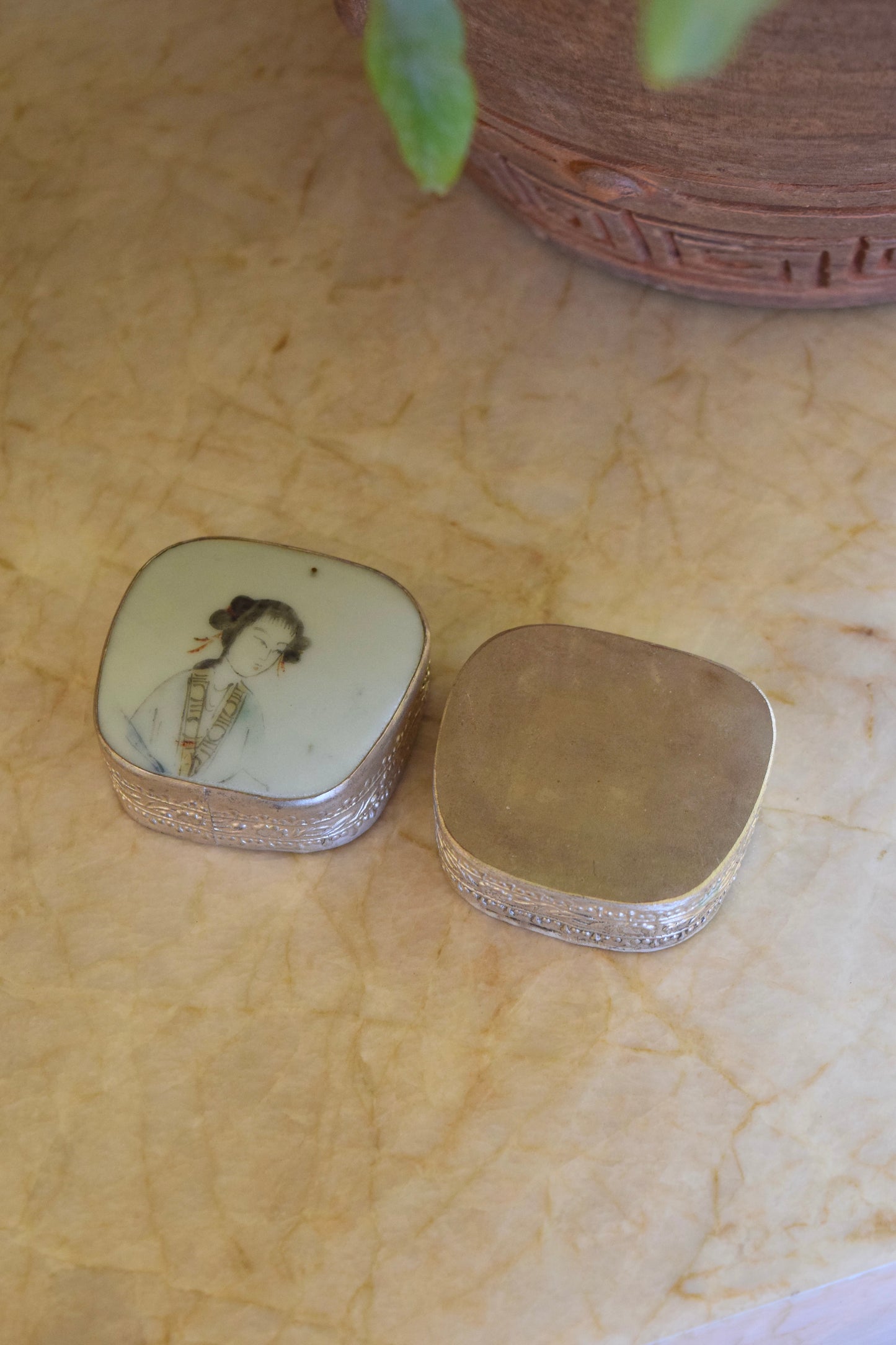 Chinese Porcelain Shard Trinket Box