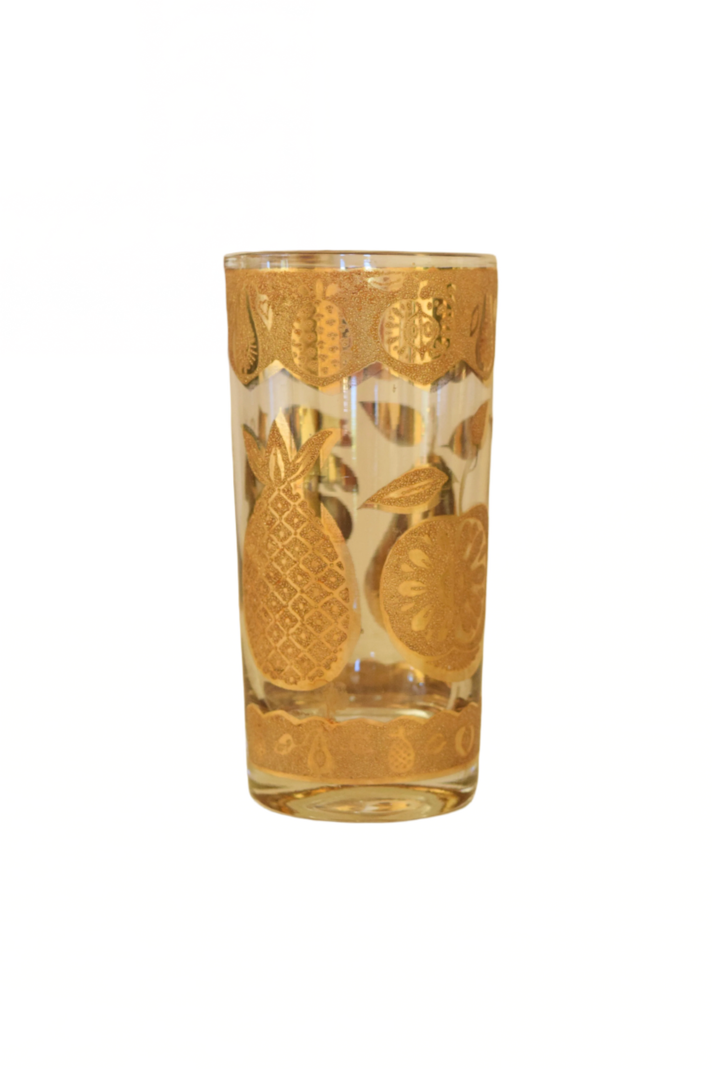 Culver "Florentine" Highball Glass with 22k Gold