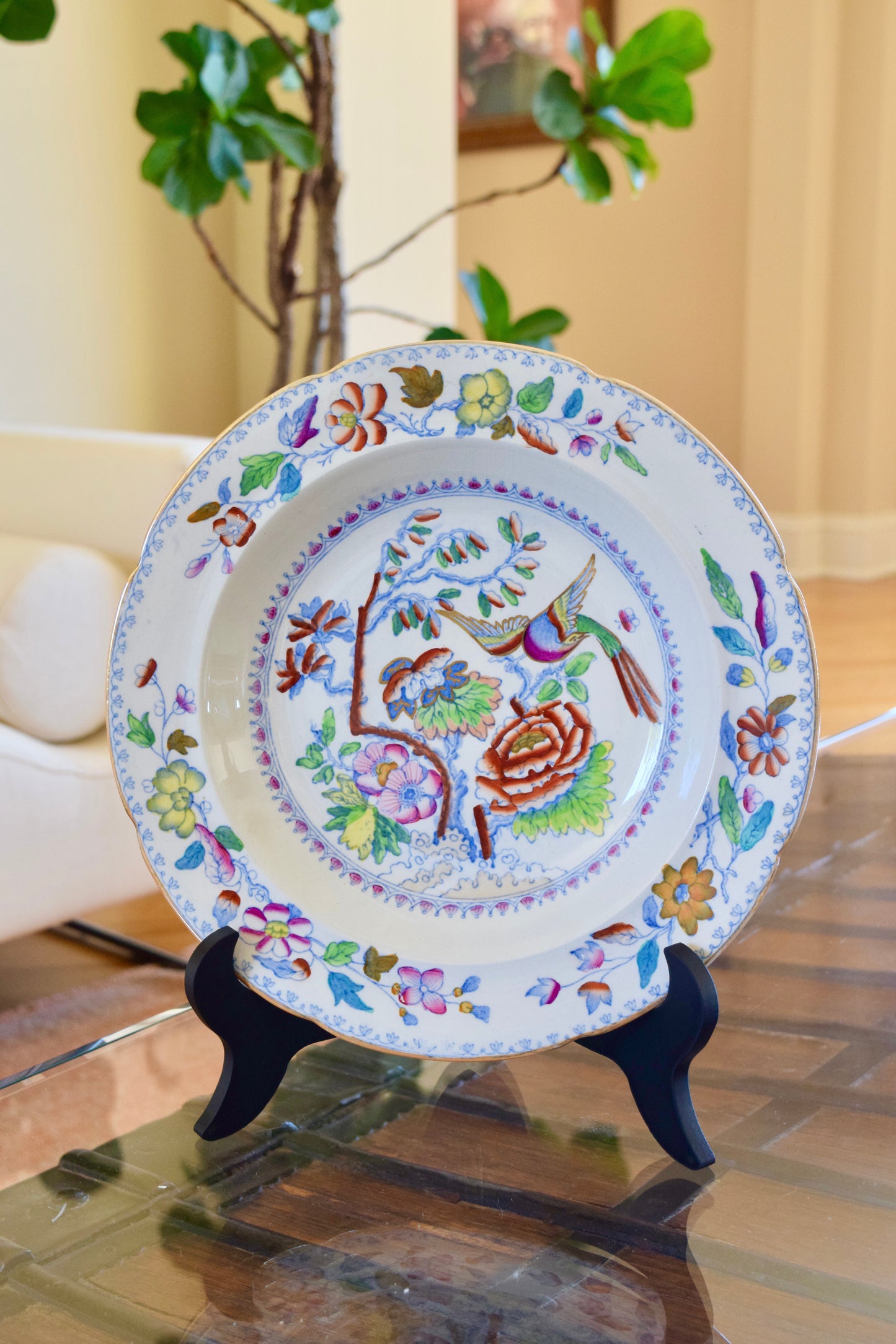 Mason's Ironstone Chinoiserie Dinner Plate