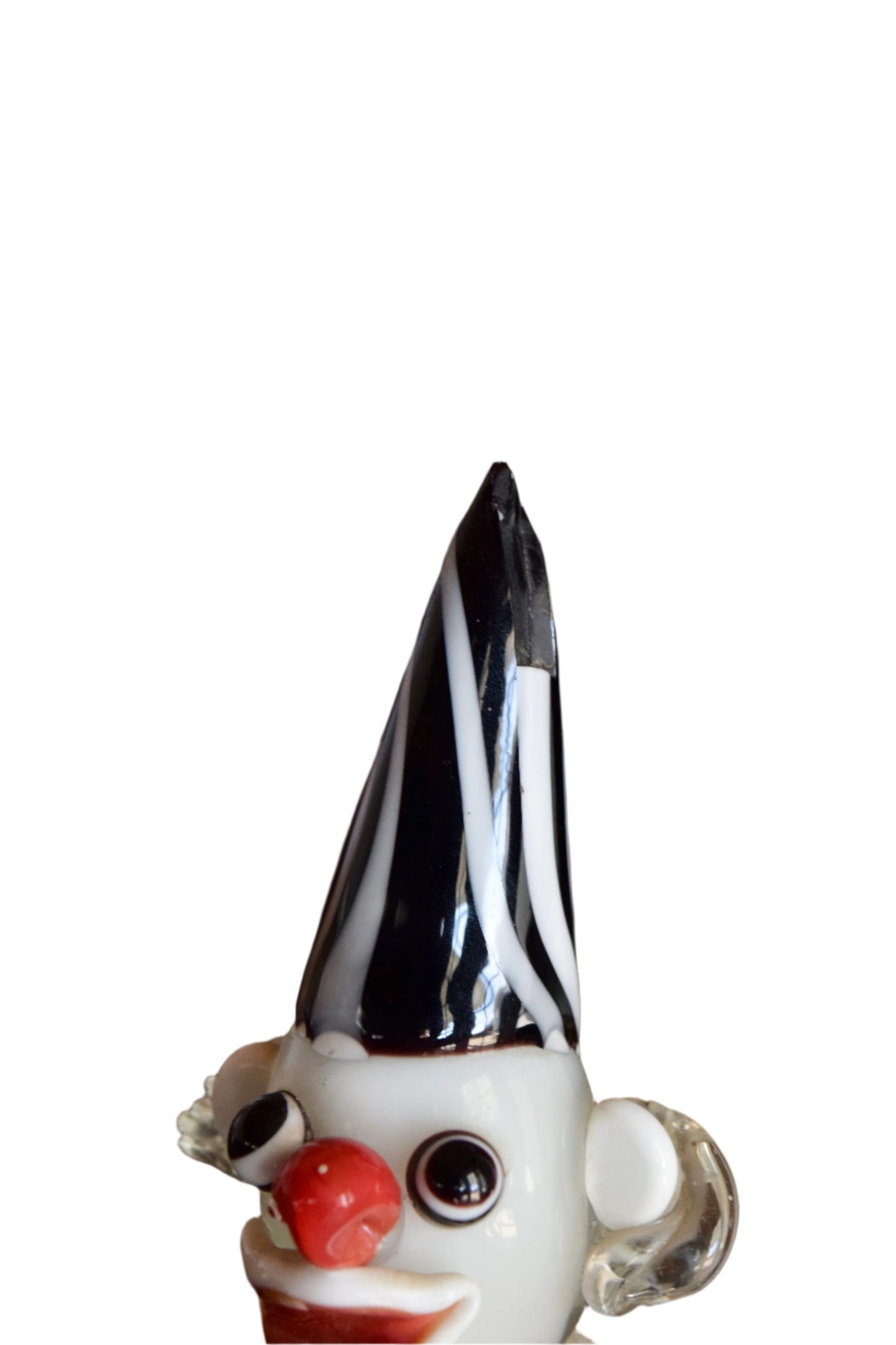 Italian Murano Clown Glass Decanter