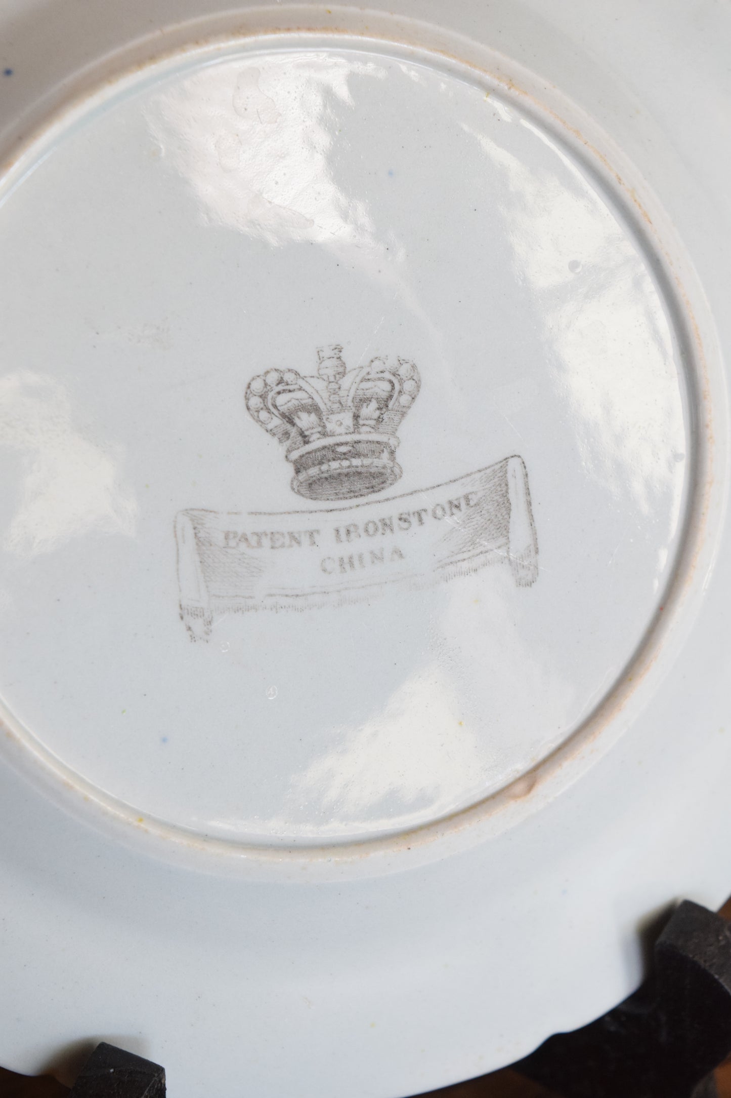 Georgian Mason's Ironstone Table & Flower Pot Pattern Plates Set
