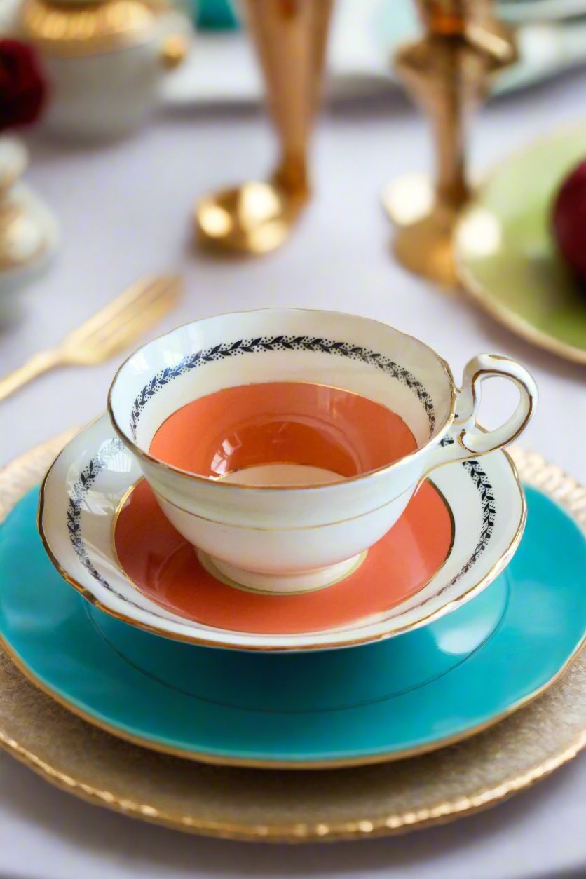 Aynsley Bone China Teacup & Saucer