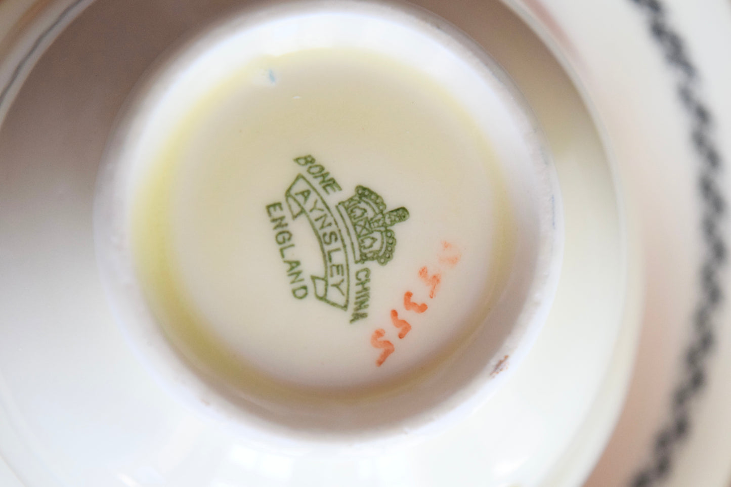 Aynsley Bone China Teacup & Saucer