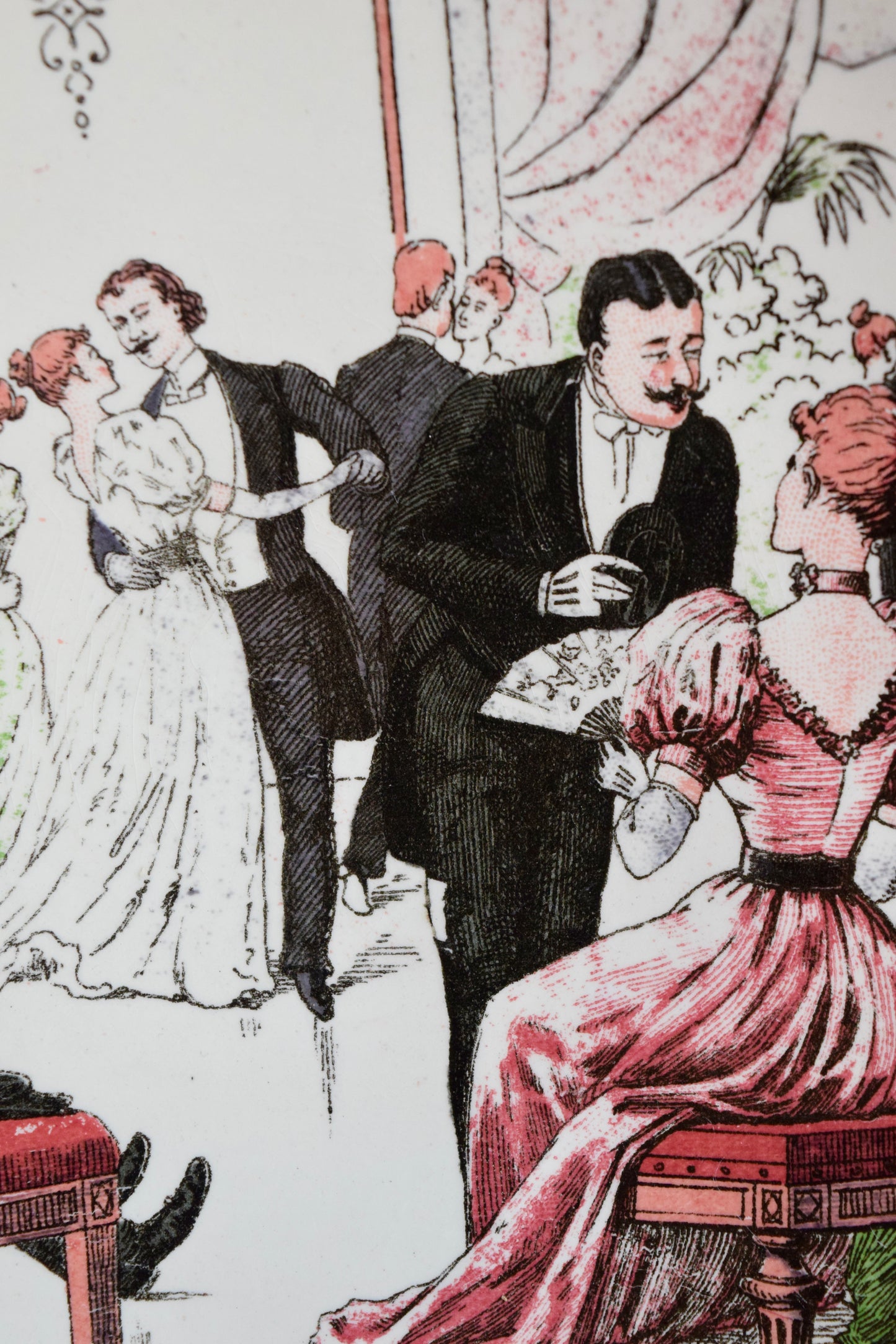 Boch Frères "Le Dimanche Mondain" Decorative Plate