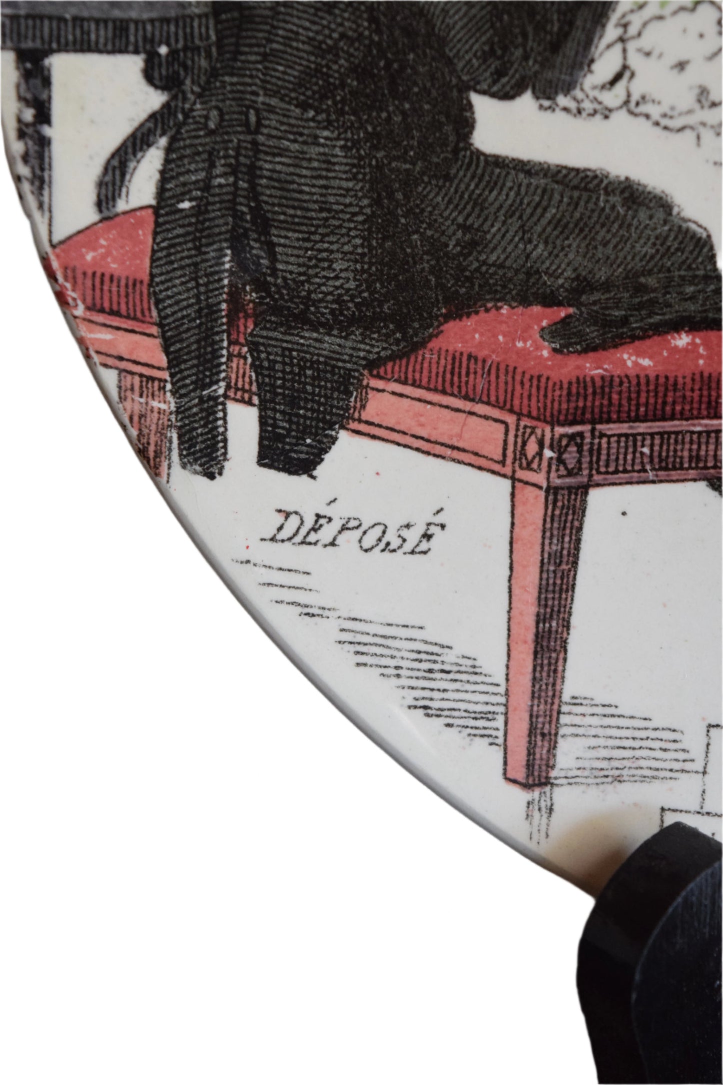 Boch Frères "Le Dimanche Mondain" Decorative Plate