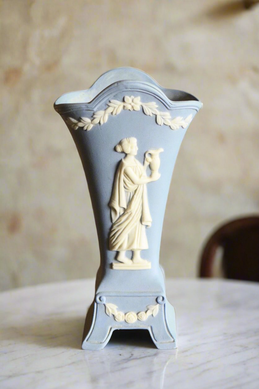Japanese Jasperware-Style Vase