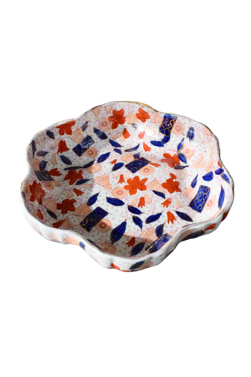 Staffordshire Imari Pattern Bowl