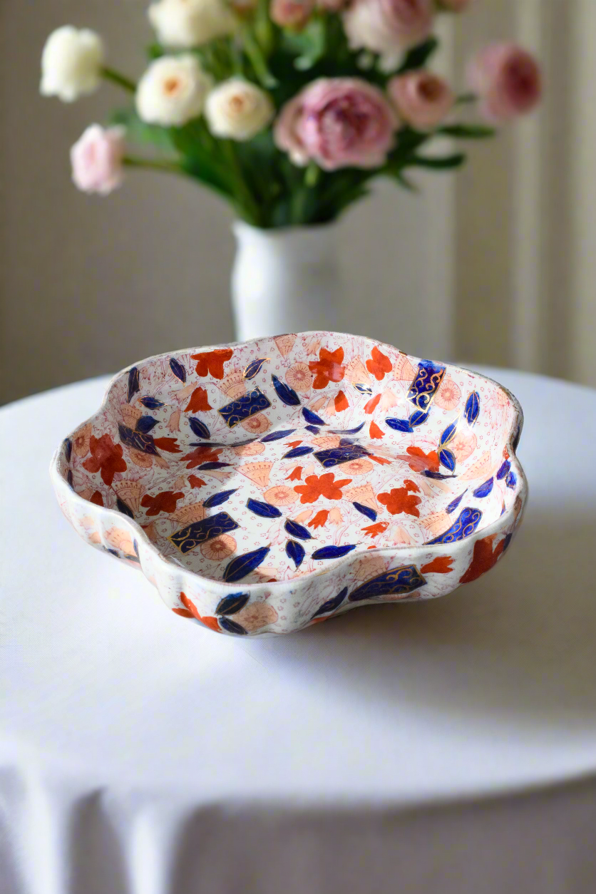 Staffordshire Imari Pattern Bowl
