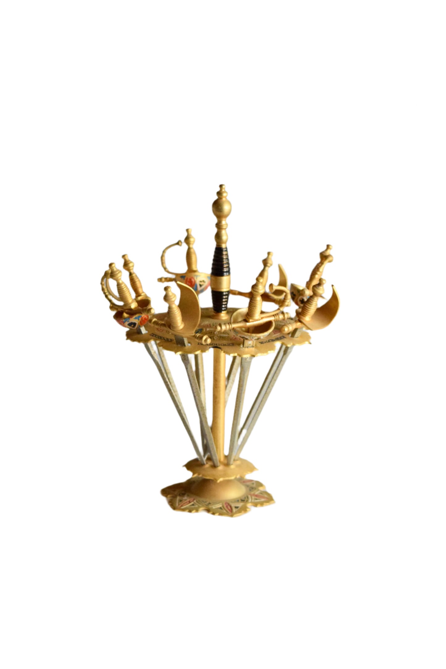 Toledo Damascene Cocktail Sword Set