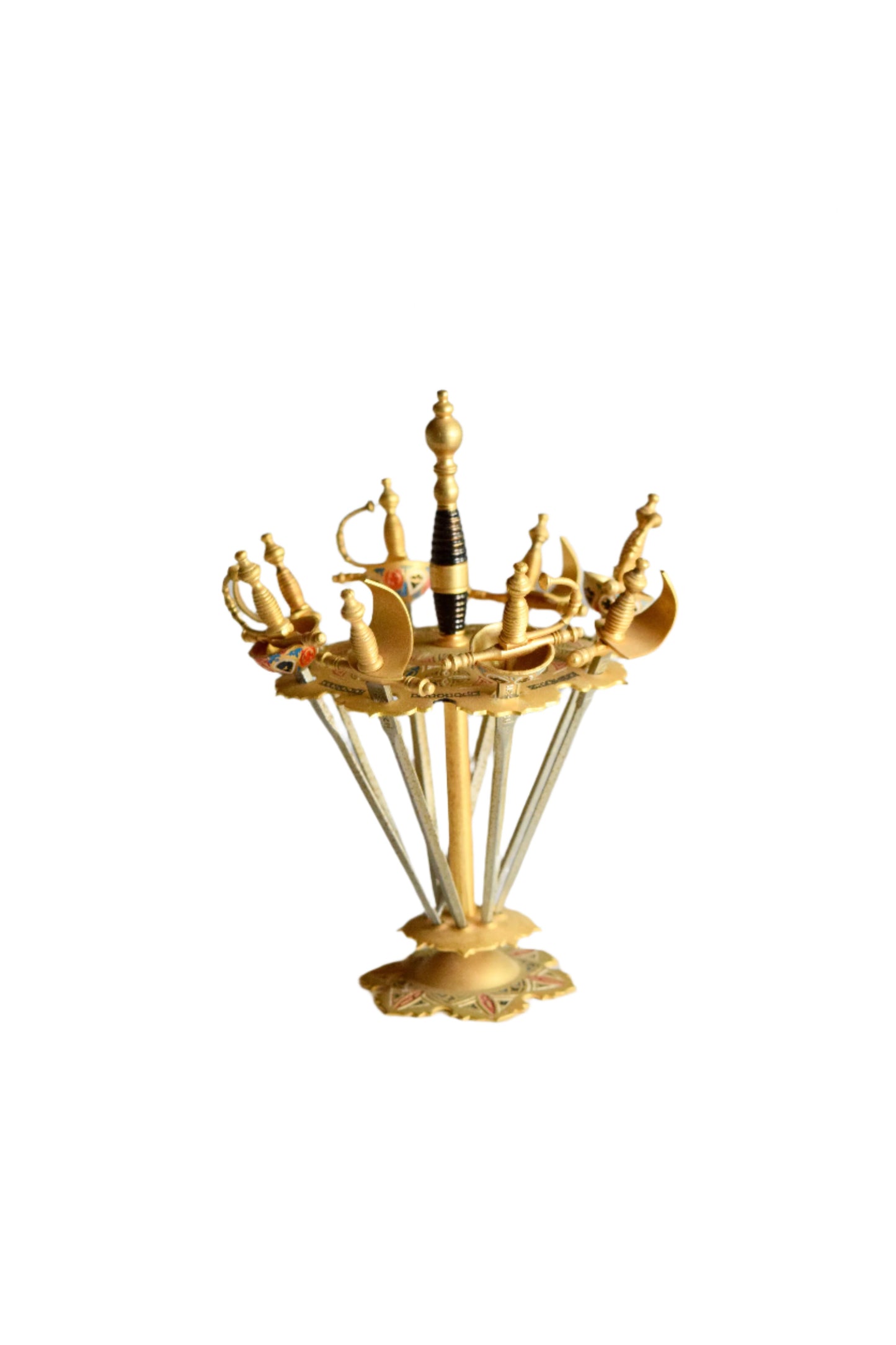 Toledo Damascene Cocktail Sword Set