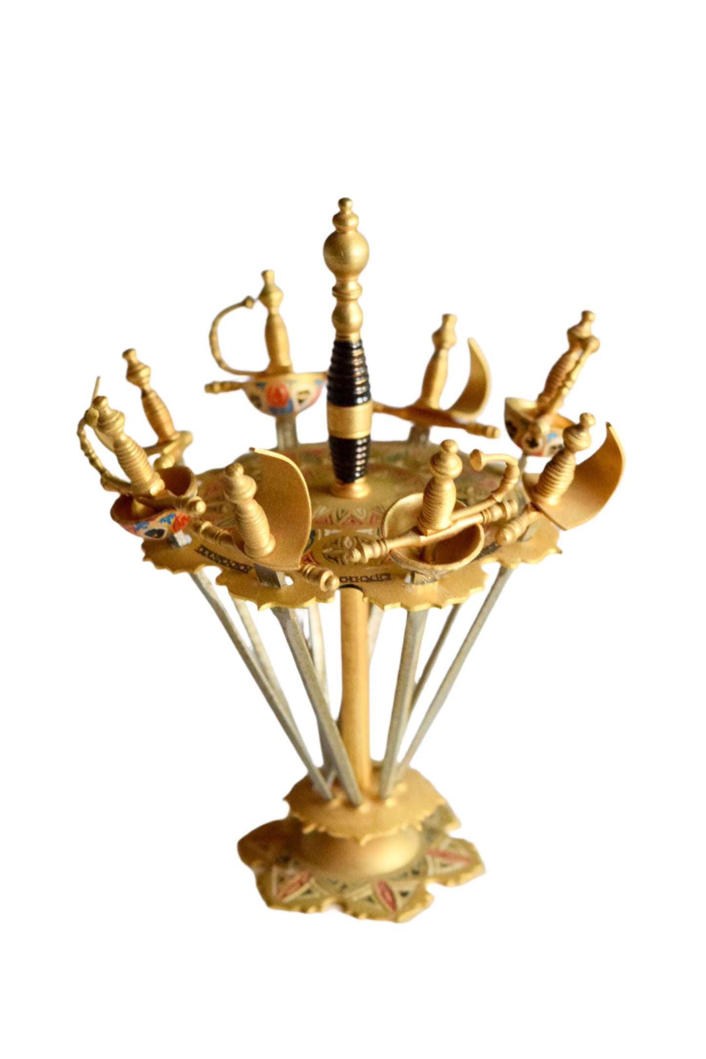 Toledo Damascene Cocktail Sword Set