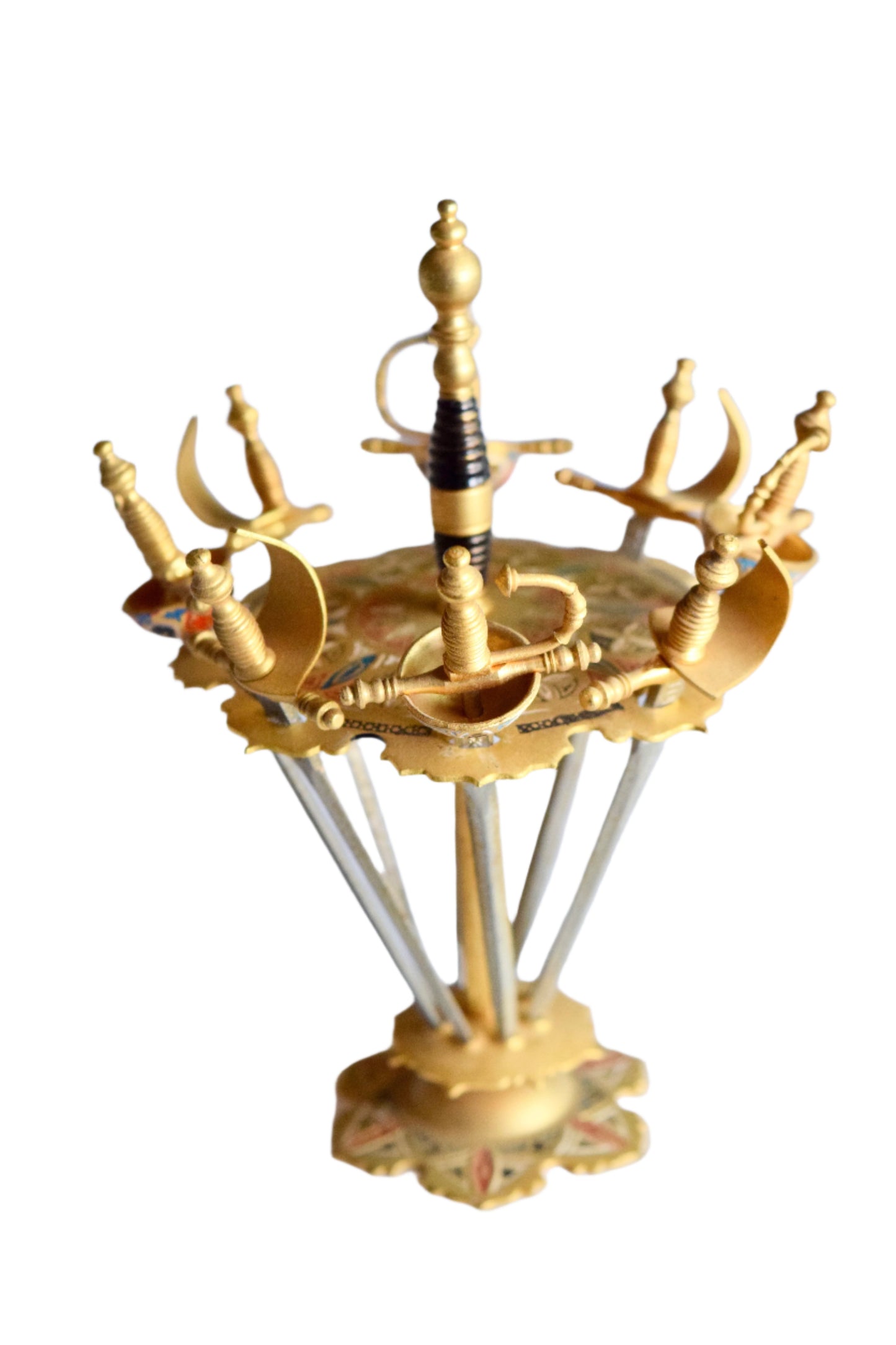 Toledo Damascene Cocktail Sword Set