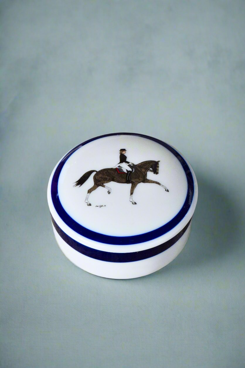 English Huntsman Equestrian Trinket Box