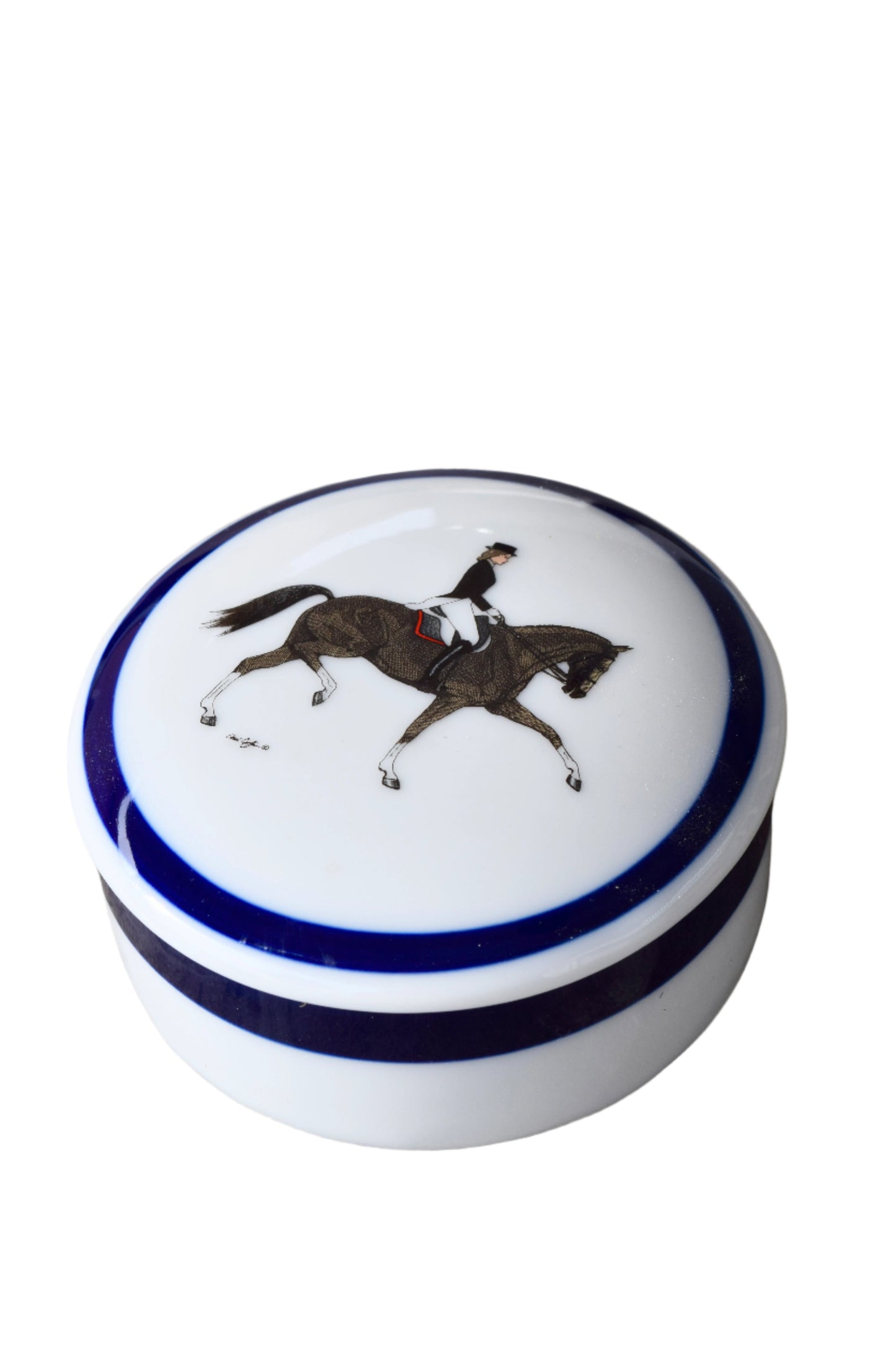 English Huntsman Equestrian Trinket Box
