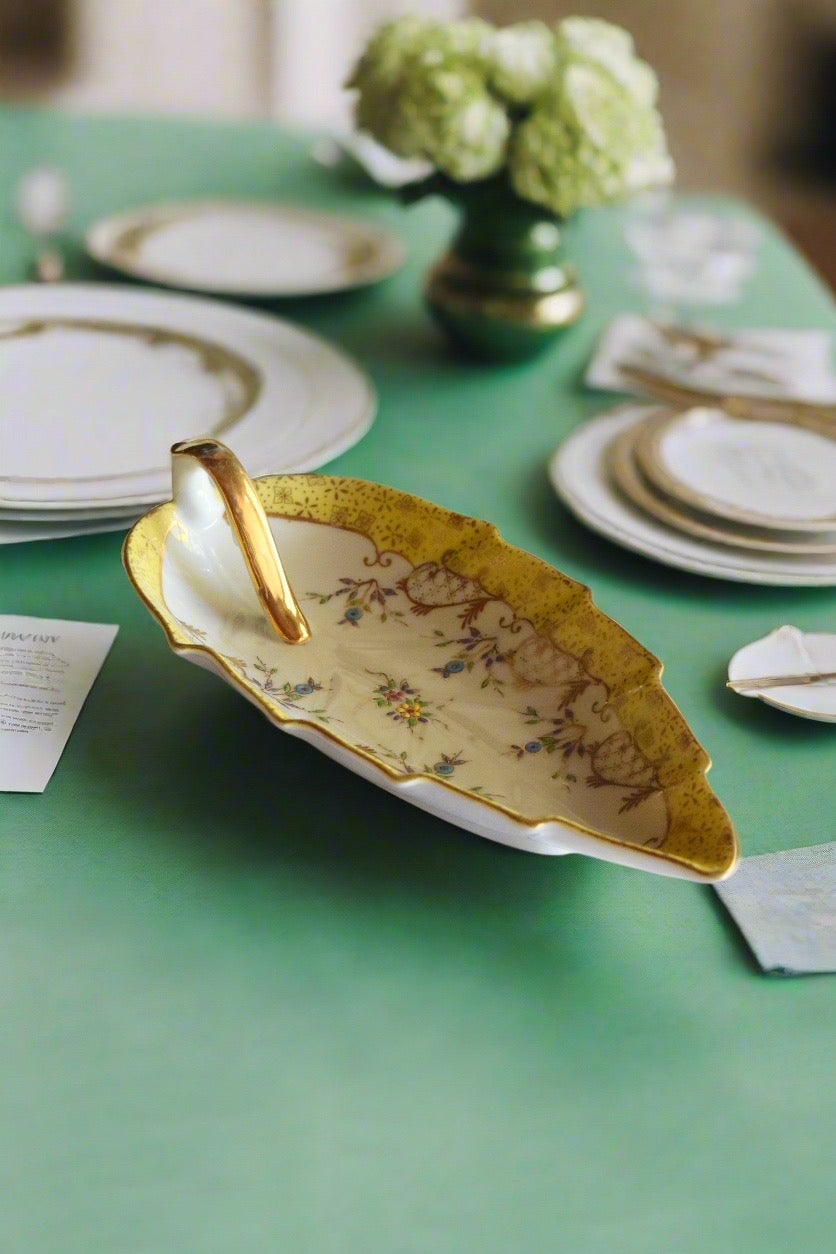 Princeton China Leaf Trinket Dish