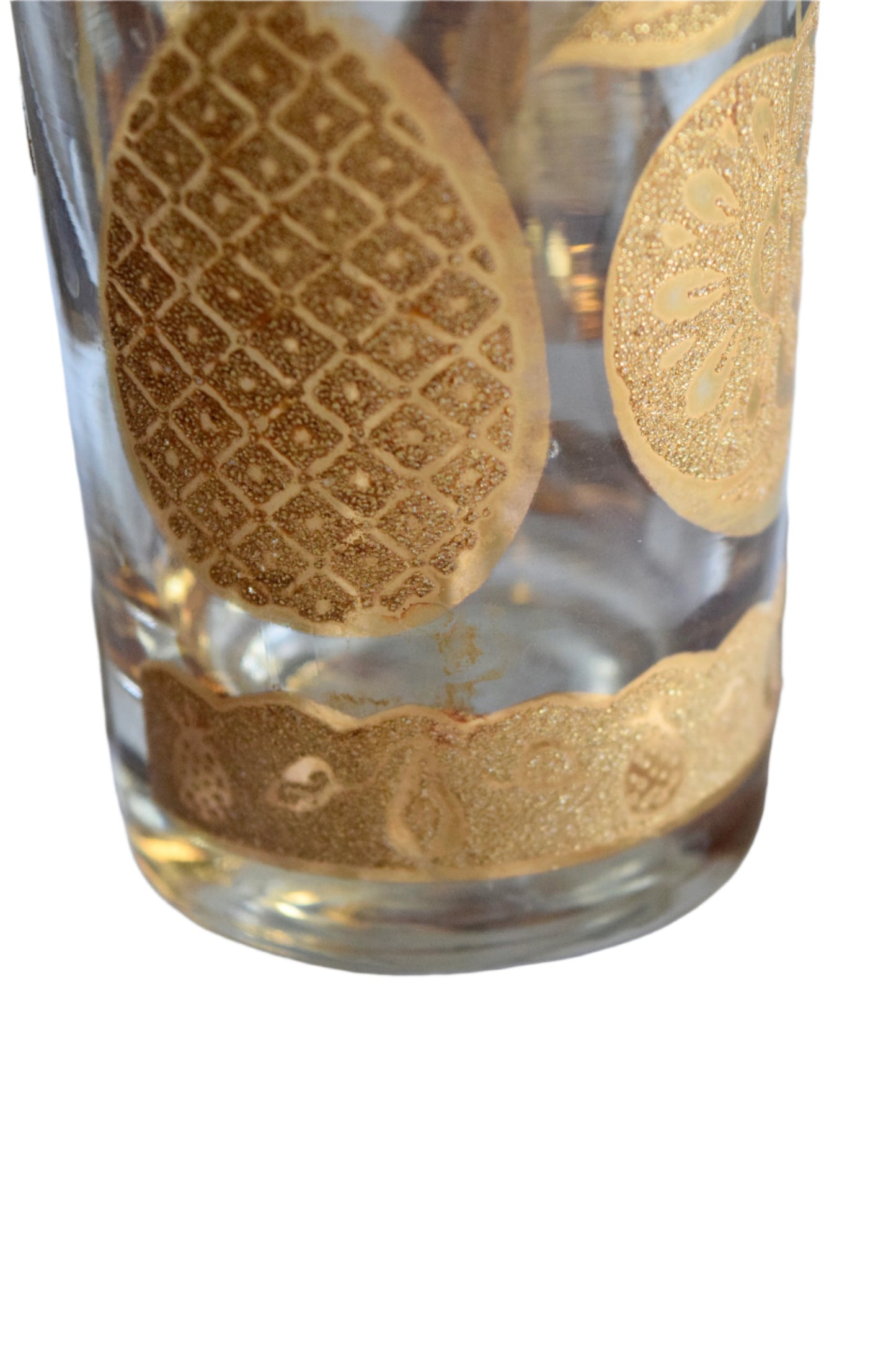 Culver "Florentine" Highball Glass with 22k Gold