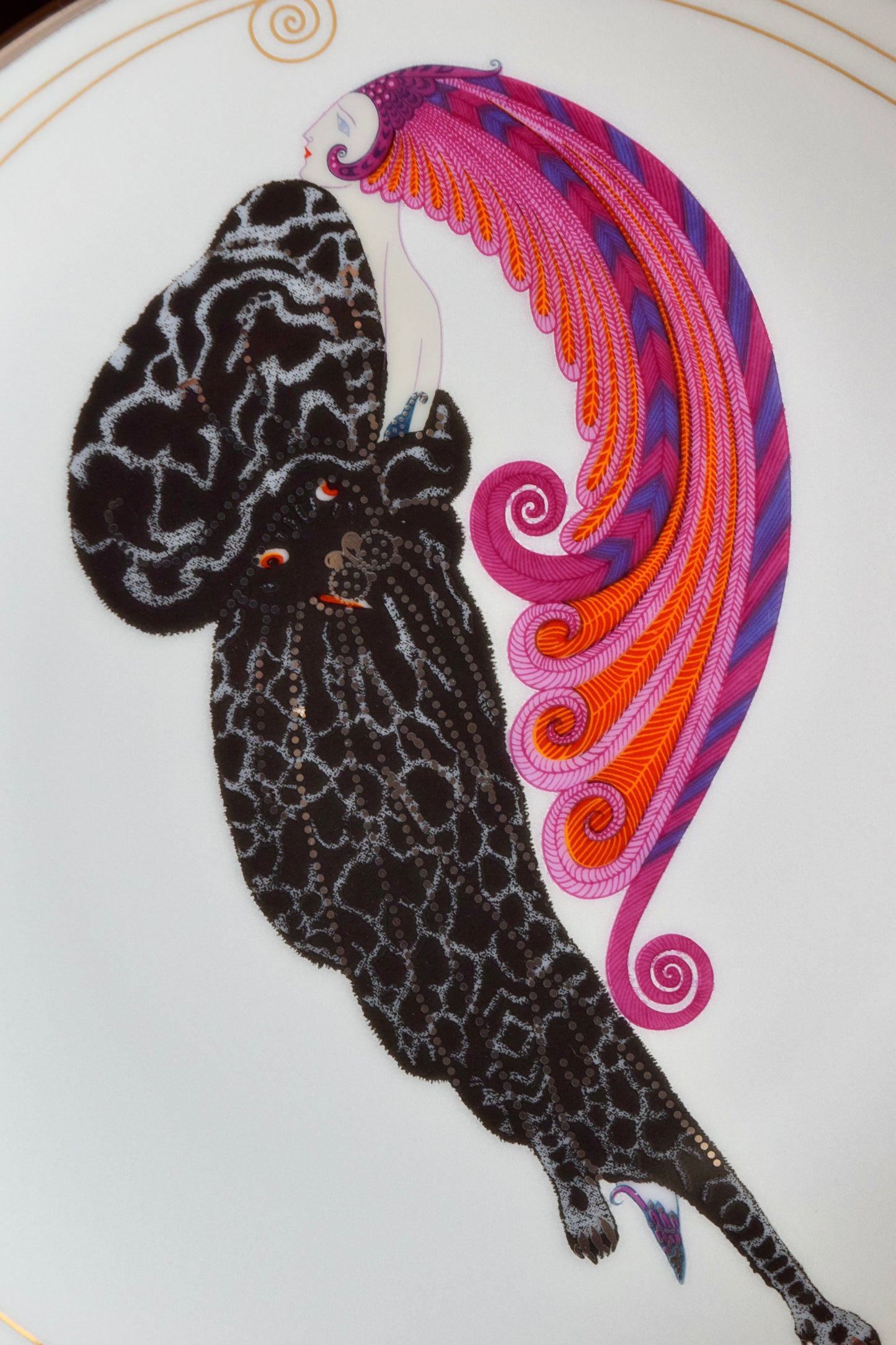 Erté "Beauty and the Beast" Limited Edition Plate