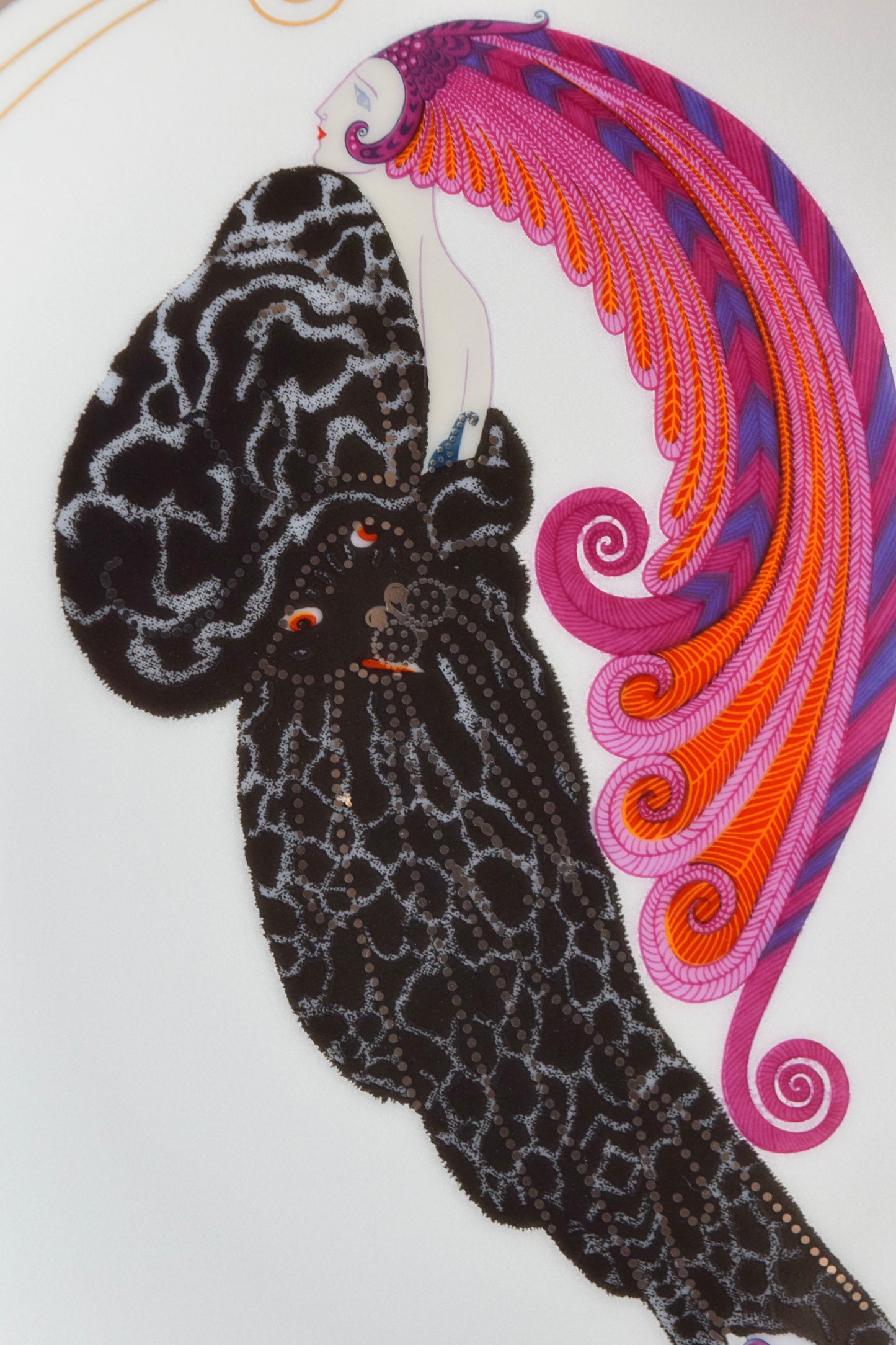 Erté "Beauty and the Beast" Limited Edition Plate