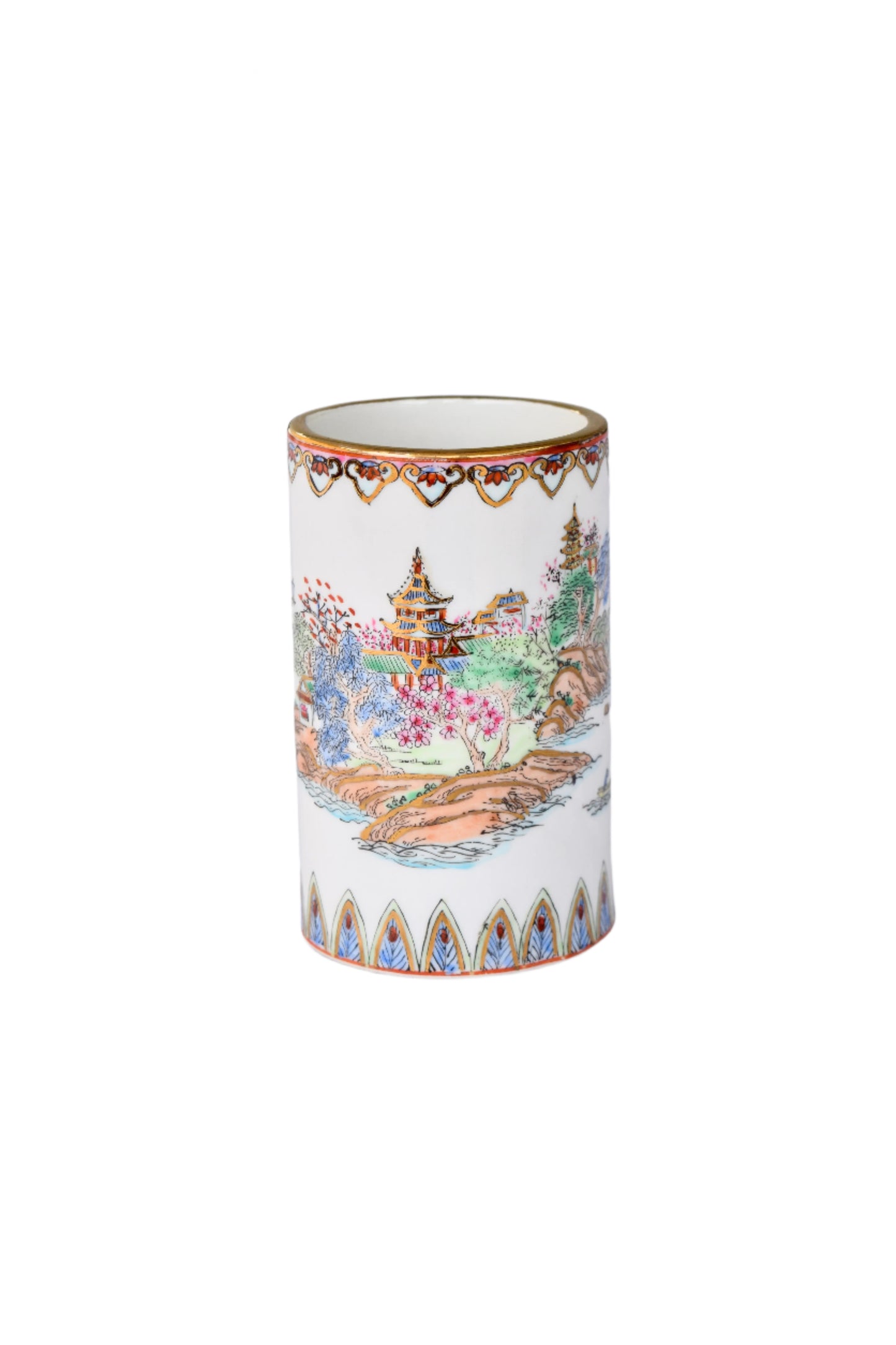 Chinese Porcelain Cylinder Vase