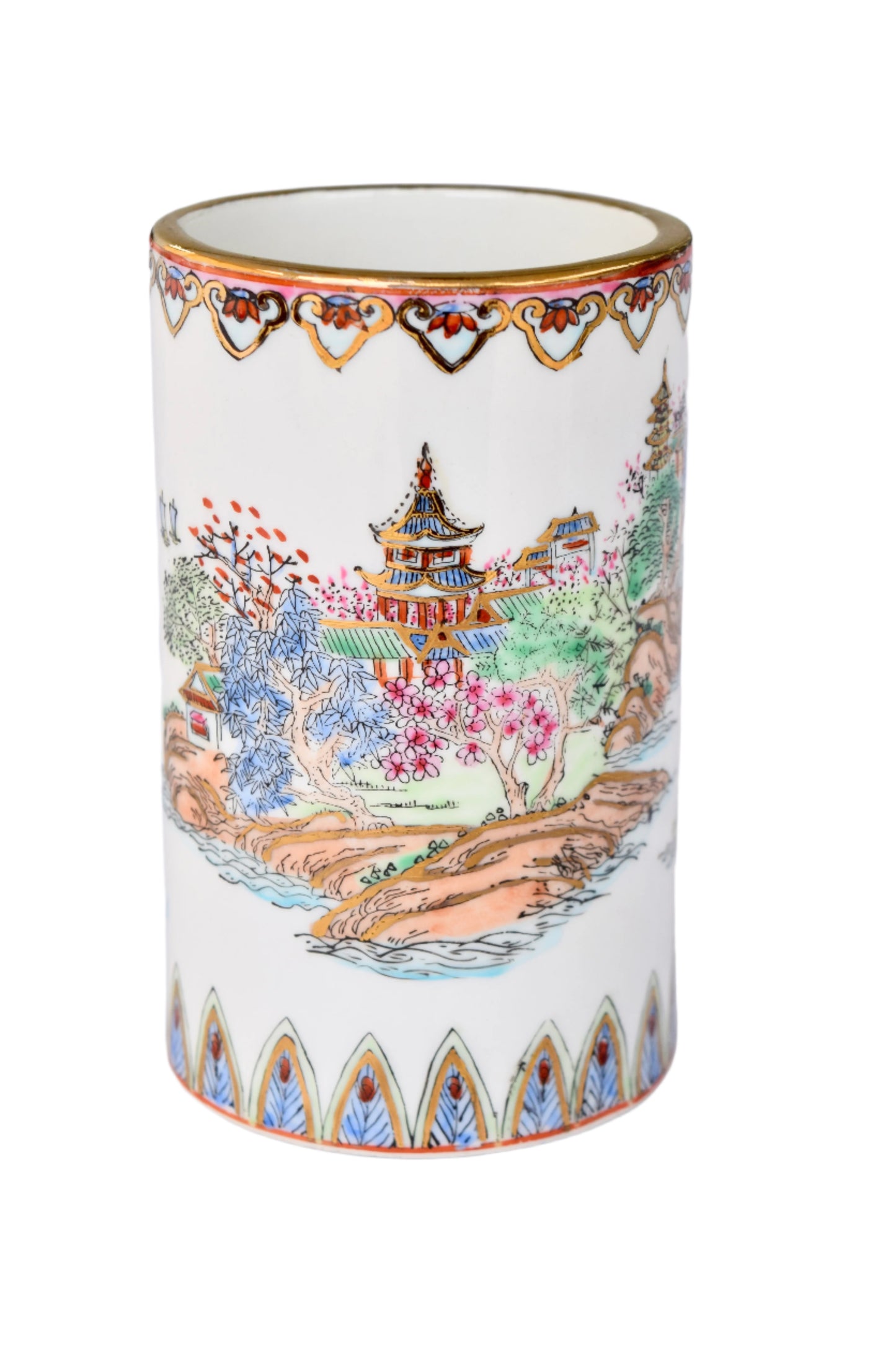 Chinese Porcelain Cylinder Vase