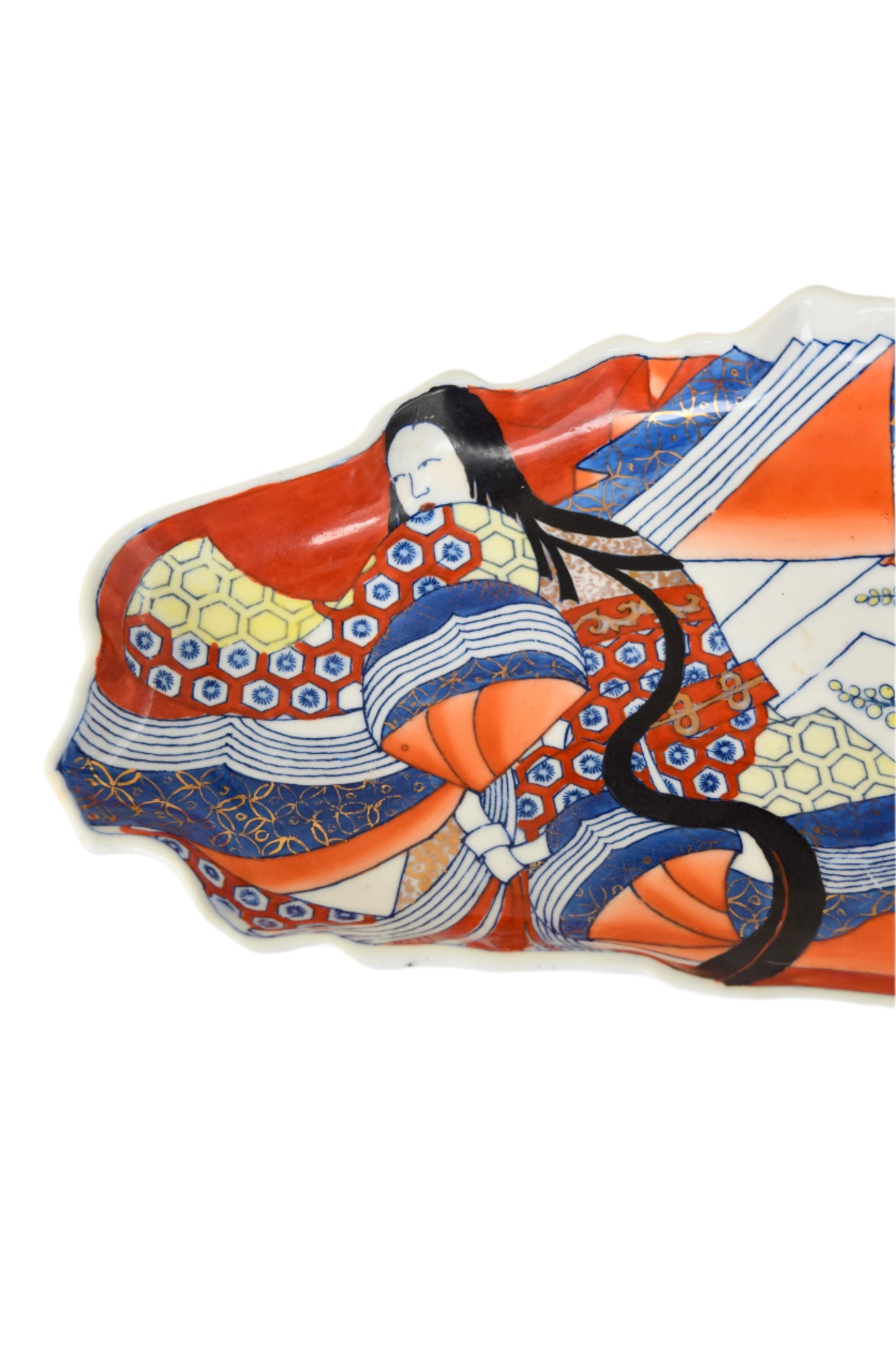 Japanese Heian Court Lady Decorative Plate