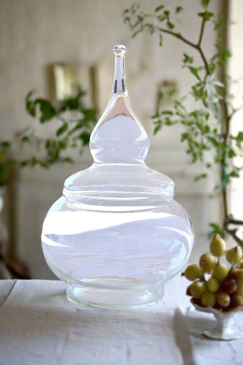 Vintage Glass Apothecary Jar