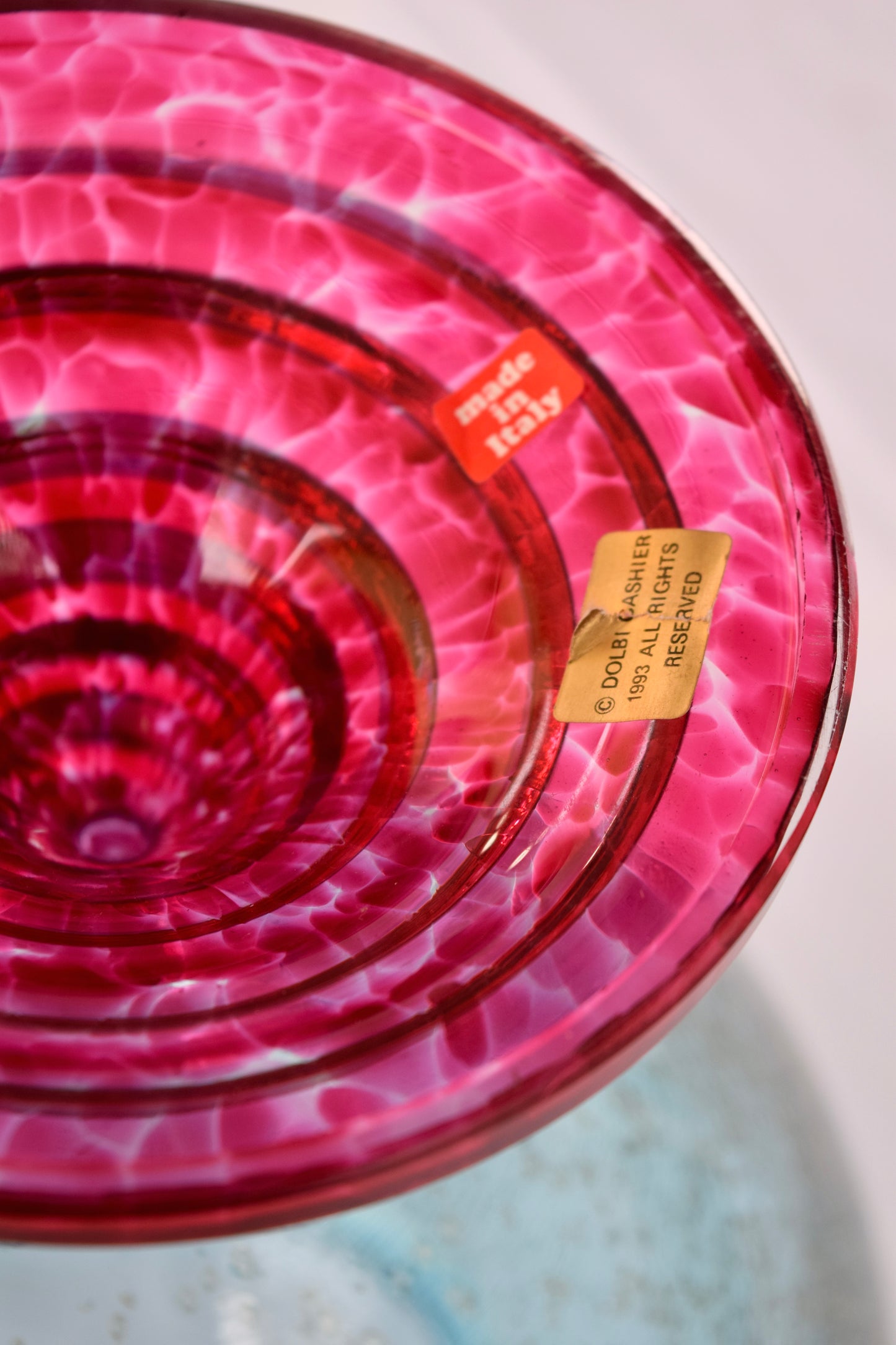 Dolbi Cashier Italian Art Glass Vase
