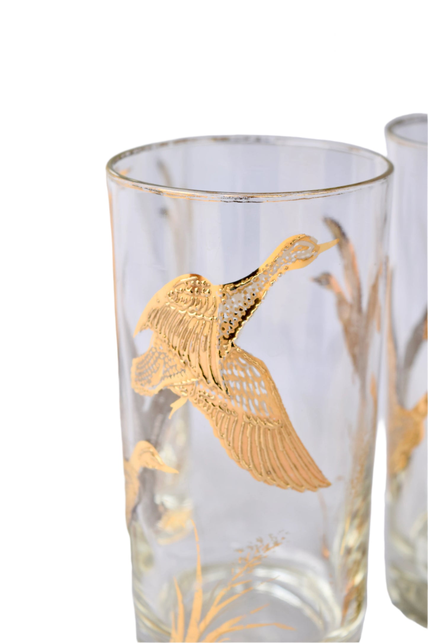 Libby Golden Mallard Highball Glasses