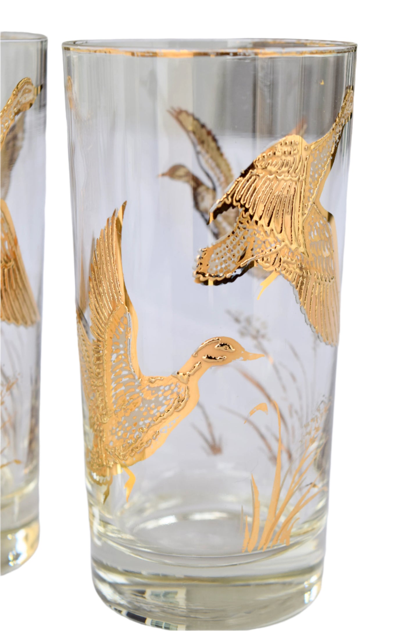 Libby Golden Mallard Highball Glasses