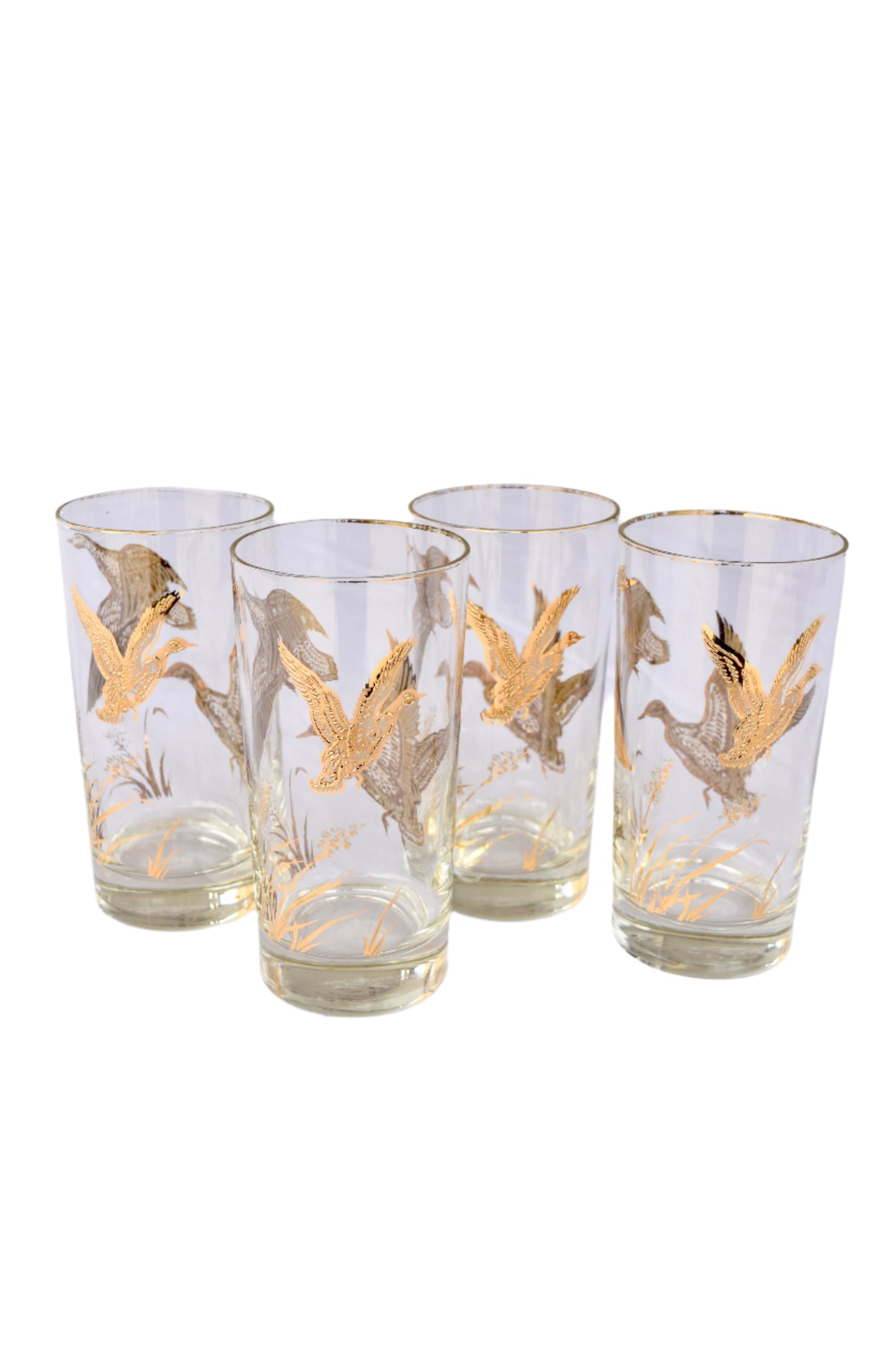 Libby Golden Mallard Highball Glasses