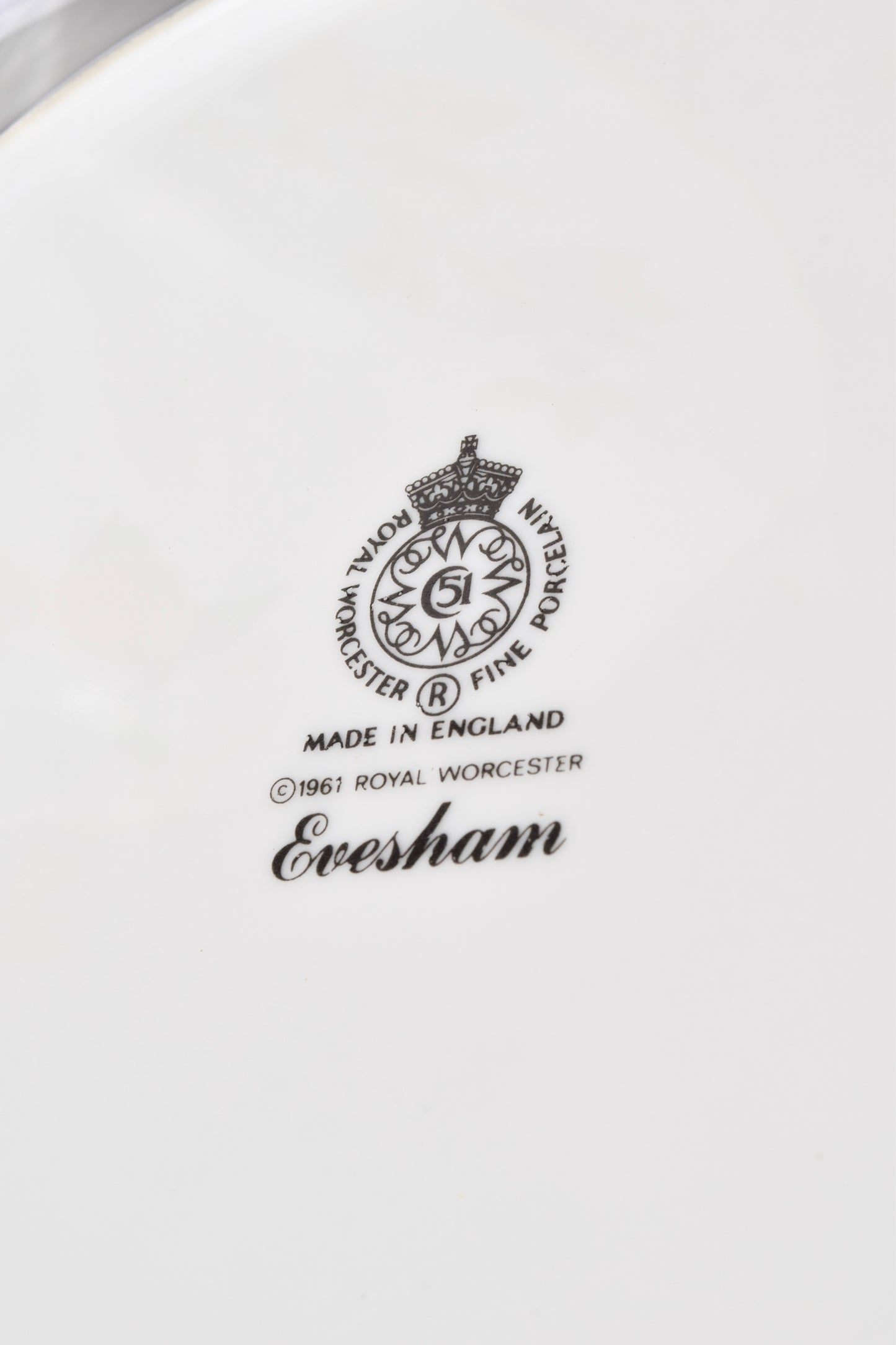 Royal Worcester Evesham Porcelain Plate Set